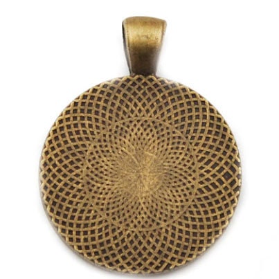 Our Lady of Guadalupe Round Pendant 18mm