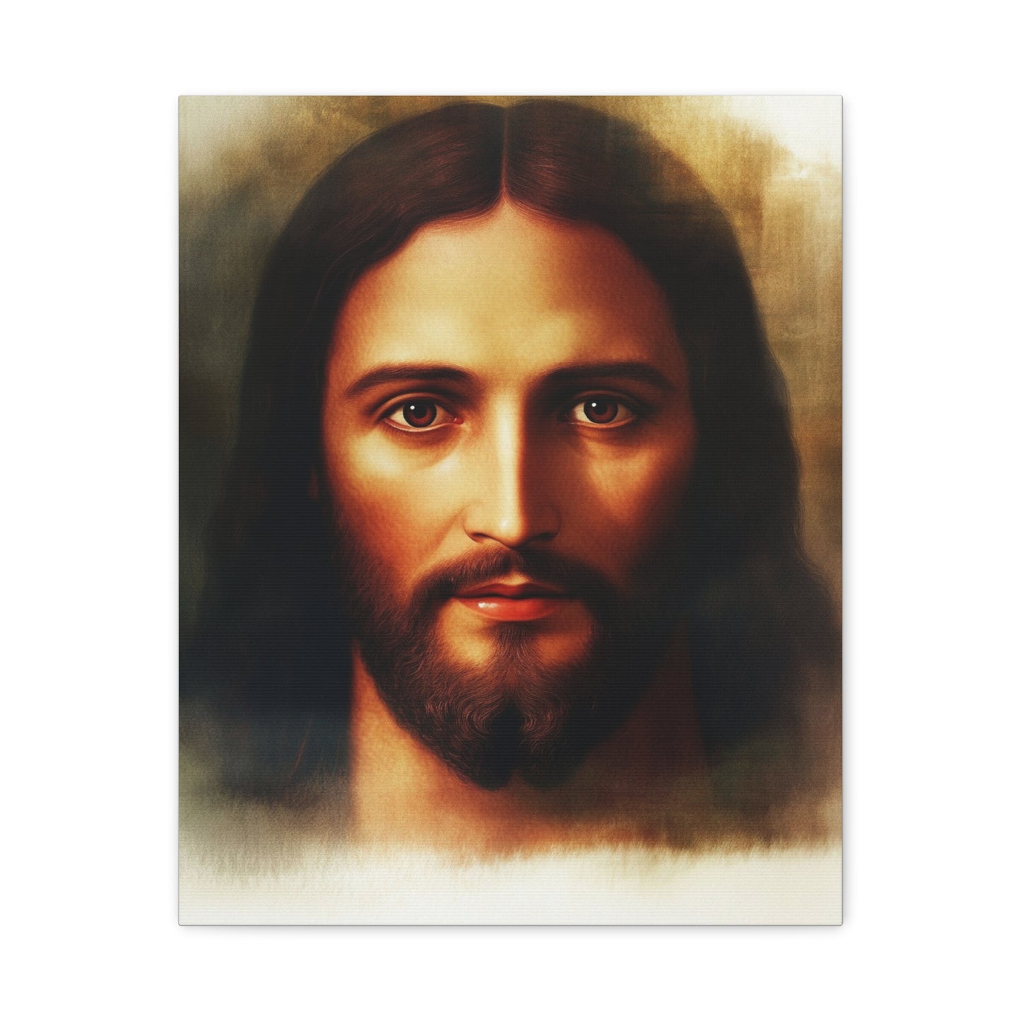 Jesus Holy Face Catholic Canvas Wall Art, Christian Decor
