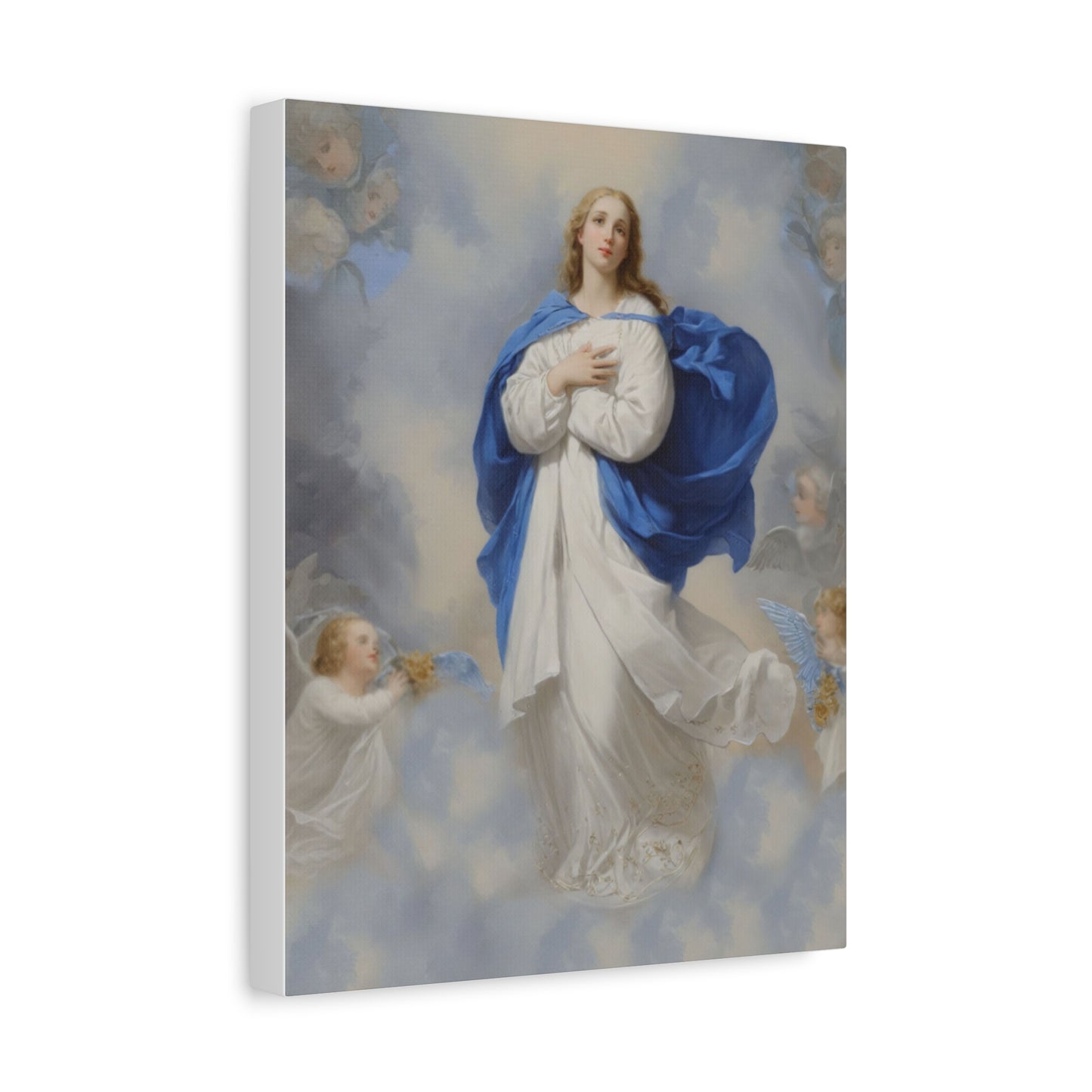 Ready to Hang - Mary Our Lady Assumption Catholic Canvas Wall Art, Christian Decor