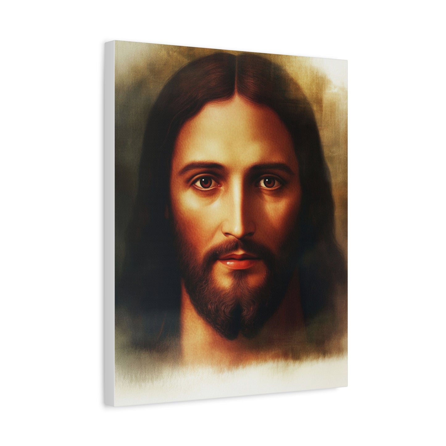 Jesus Holy Face Catholic Canvas Wall Art, Christian Decor
