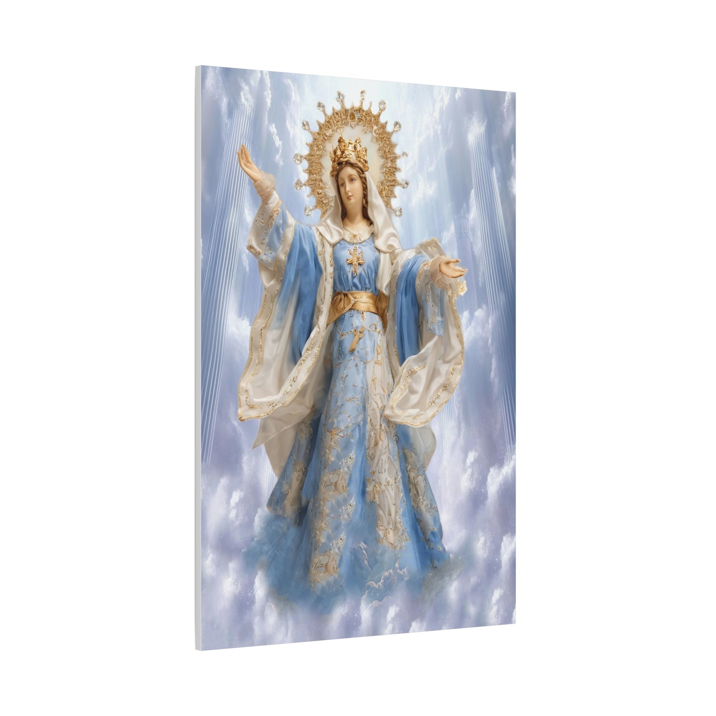 Our Lady of Assumption Bulakan Canvas Print, Catholic Decor Wall, Gift Religious Christian
