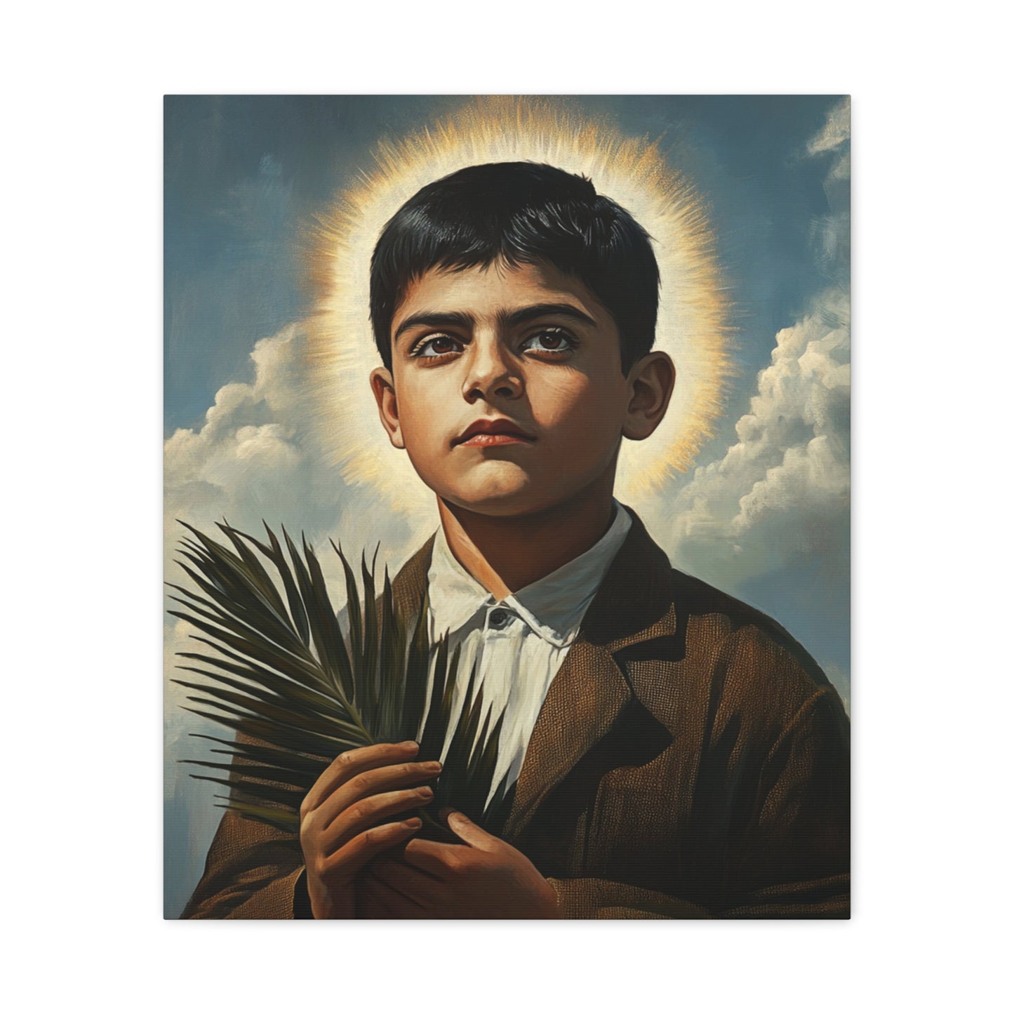 St. Jose Sanchez del Rio Catholic Canvas Wall Art, Christian Decor