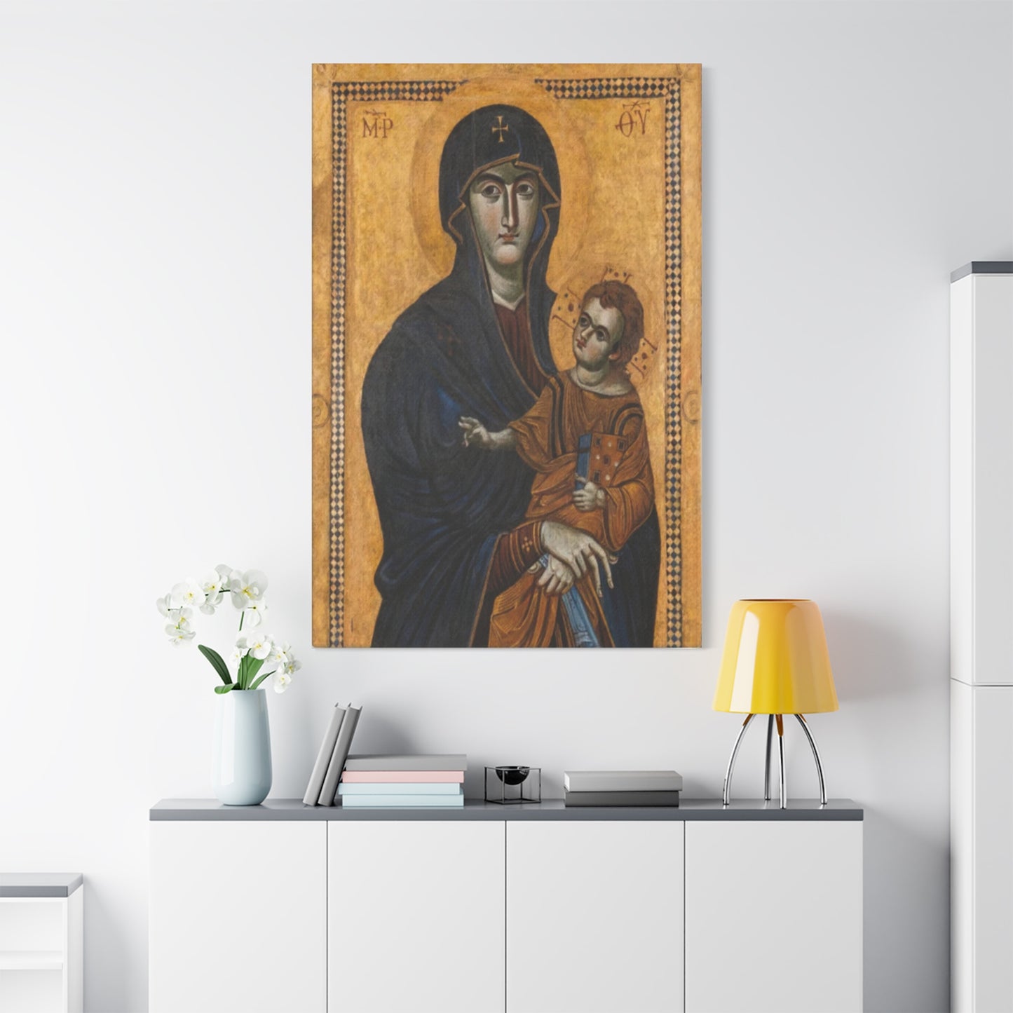 Salus Populi Romani Catholic HQ Print on Canvas Ready To Hang - Virgin Mary Canvas