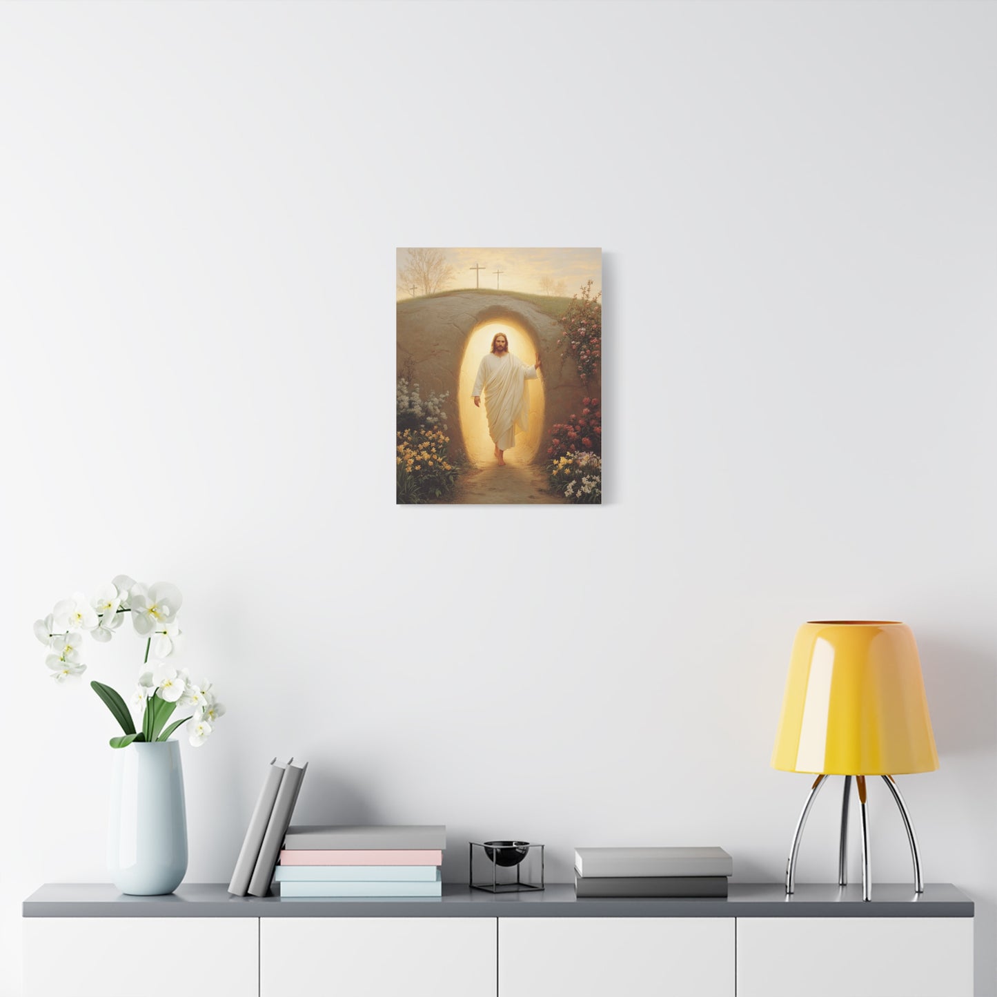 Ready To Hang - Resurrection of Jesus Catholic Canvas Wall Art, Christian Decor