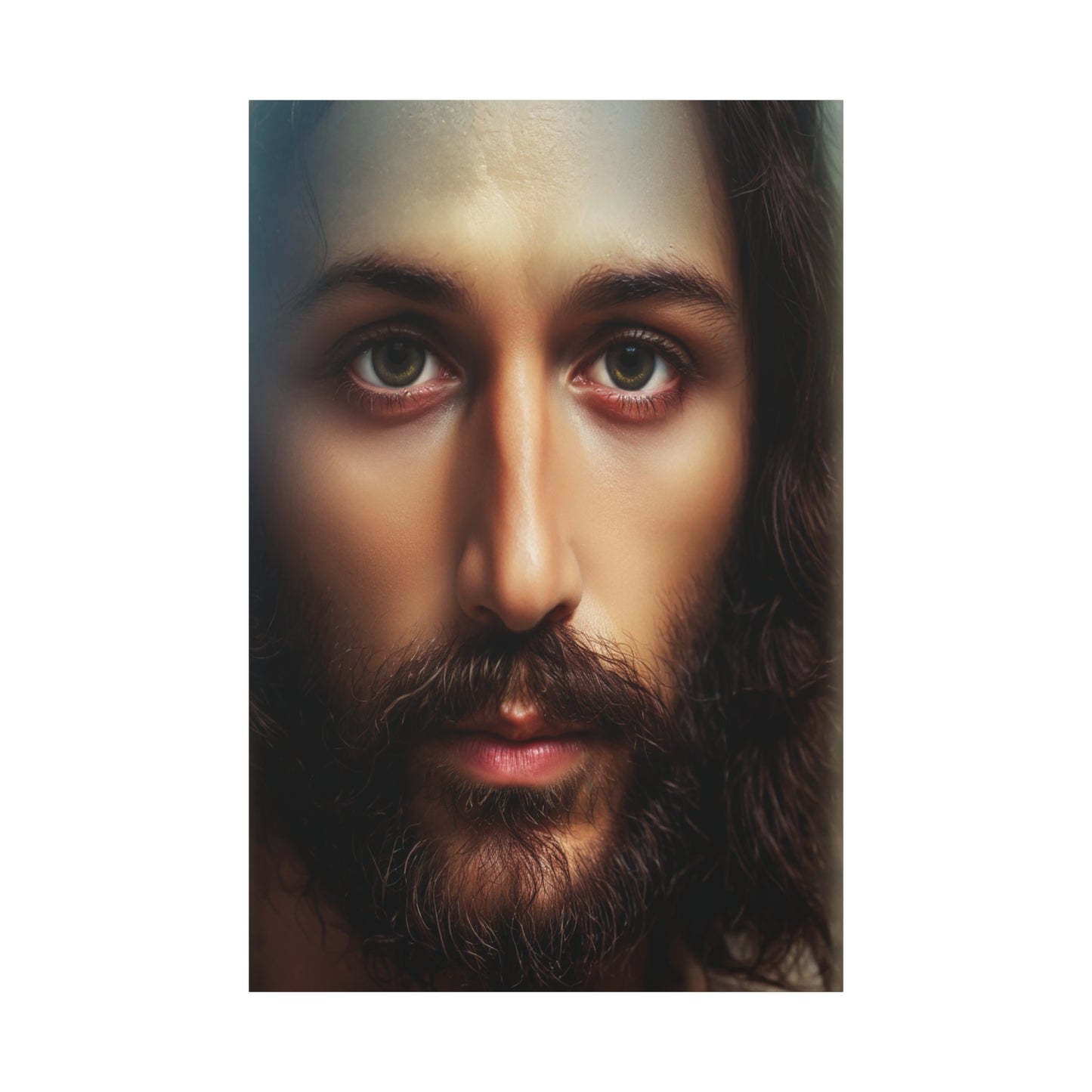 Jesus Christ Holy Face Catholic Canvas Wall Art, Christian Decor