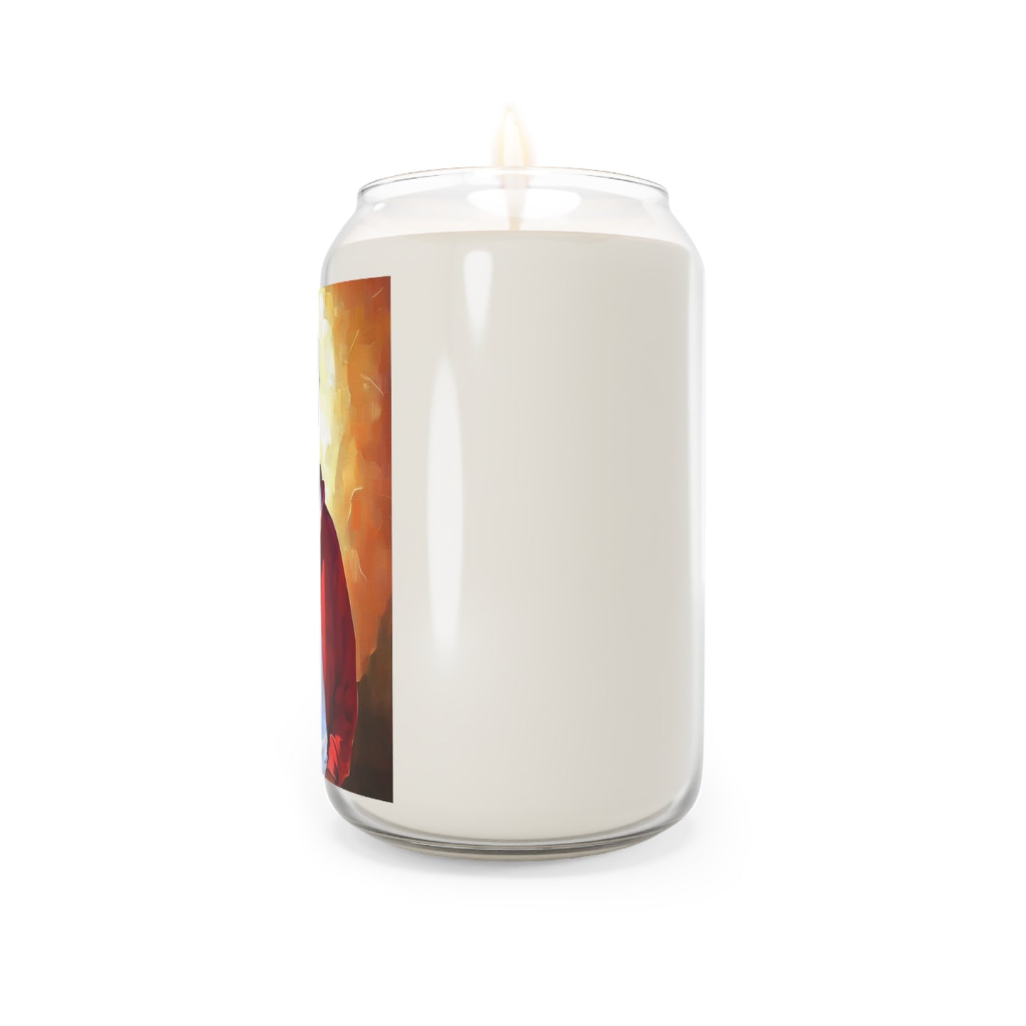 Blessed Carlo Acutis Catholic Serenity Scented Candle, 13.75oz | Relaxation Gift, Home Decor, Calm Atmosphere, Religious Decor