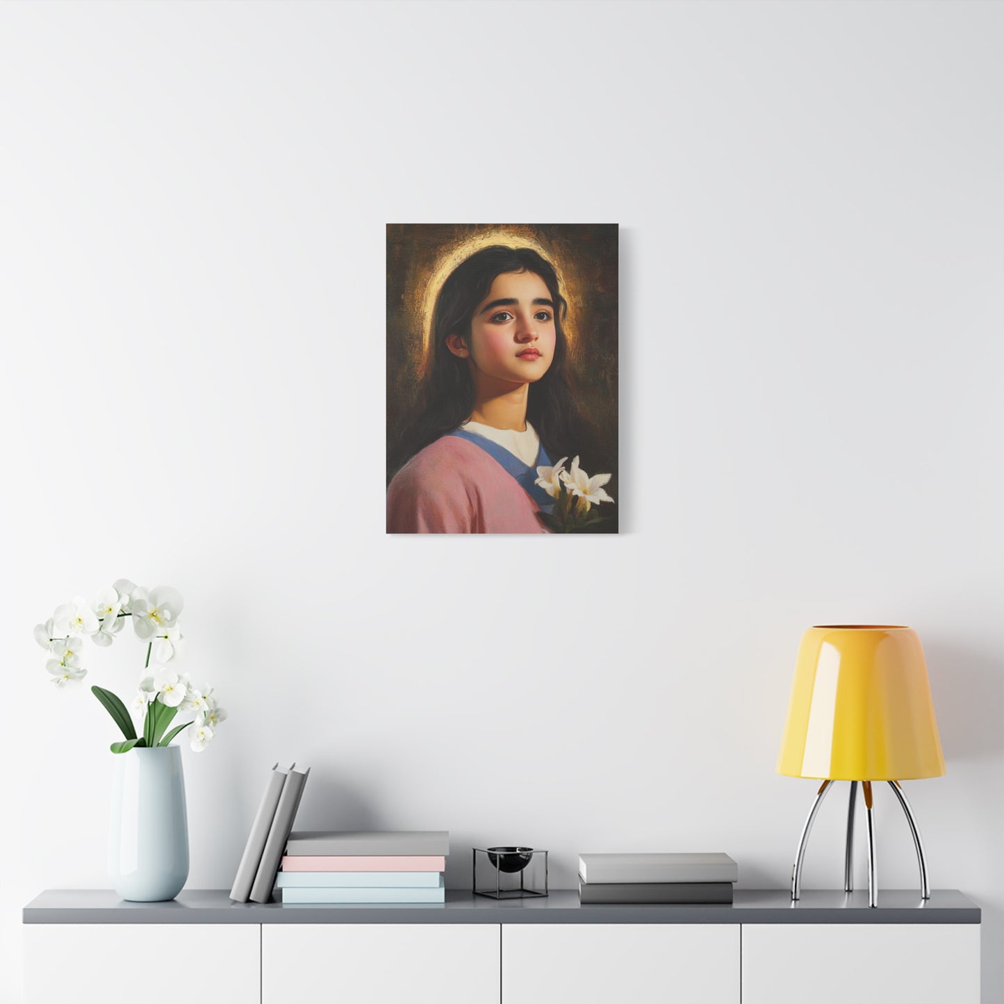 Ready To Hang - St. Maria Goretti st Catholic Canvas Wall Art, Christian Decor