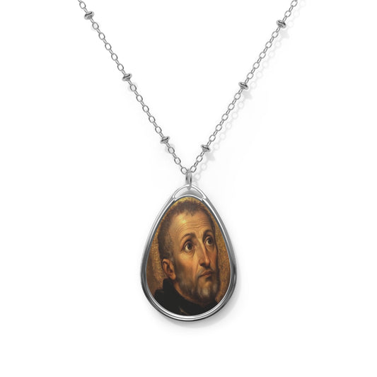 St. Alphonsus Rodriguez Catholic Necklace Drop Pendant