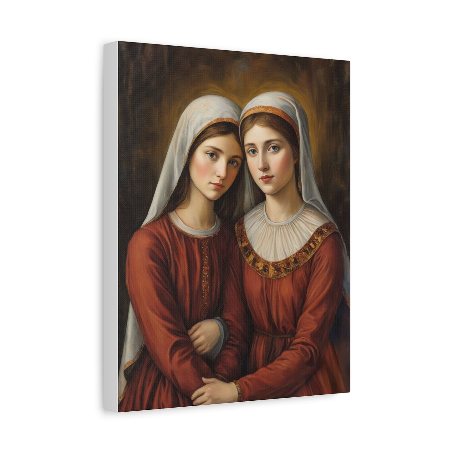 Ready to Hang - Sts. Perpetua and Felicity Catholic Canvas Wall Art, Christian Decor