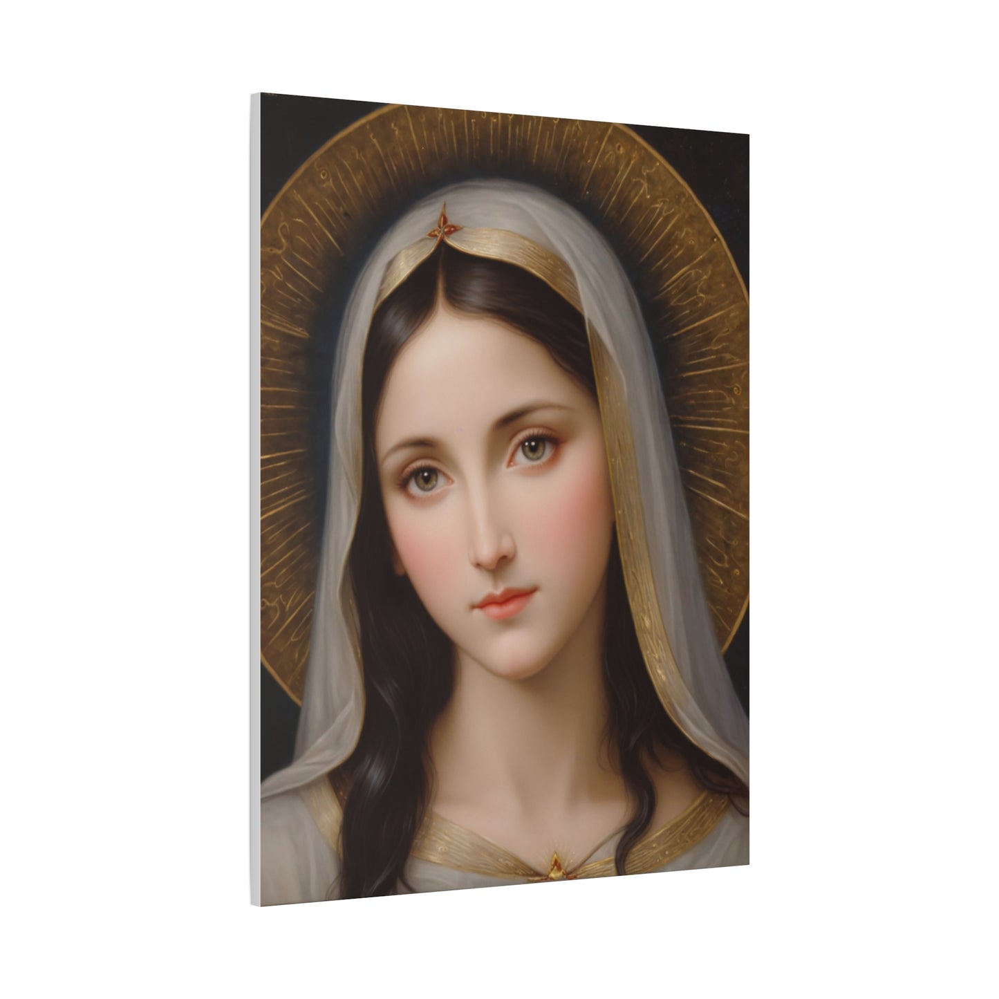 Our Blessed Lady Holy Mary Catholic Canvas Wall Art, Christian Decor