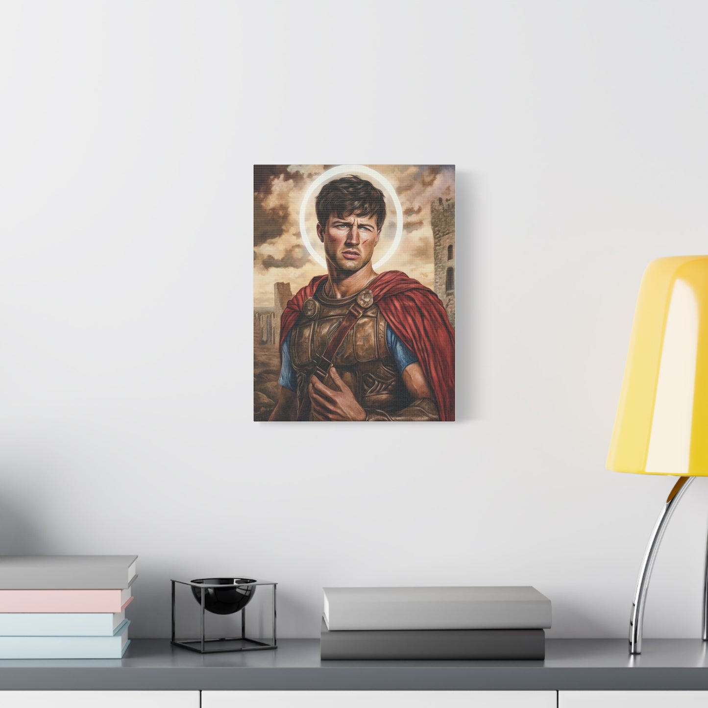 St. Expedite Catholic Canvas Wall Art, Christian Decor