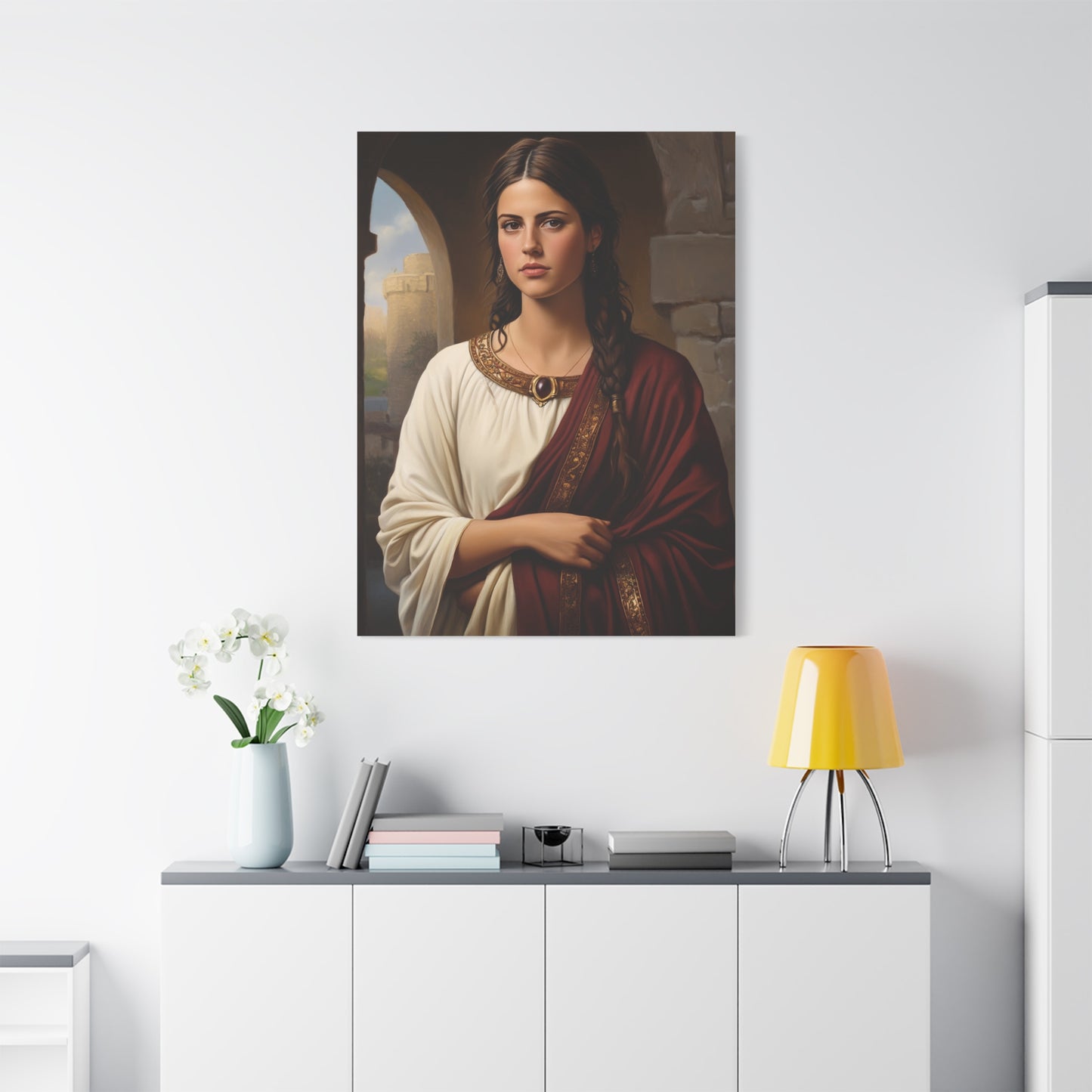 Ready To Hang - St. Quiteria Catholic Canvas Wall Art, Christian Decor
