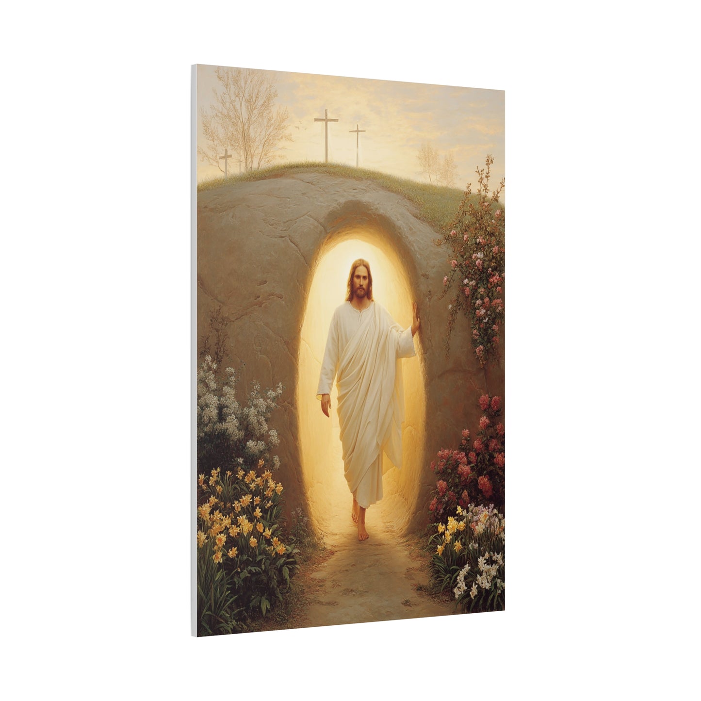 Ready To Hang - Resurrection of Jesus Catholic Canvas Wall Art, Christian Decor
