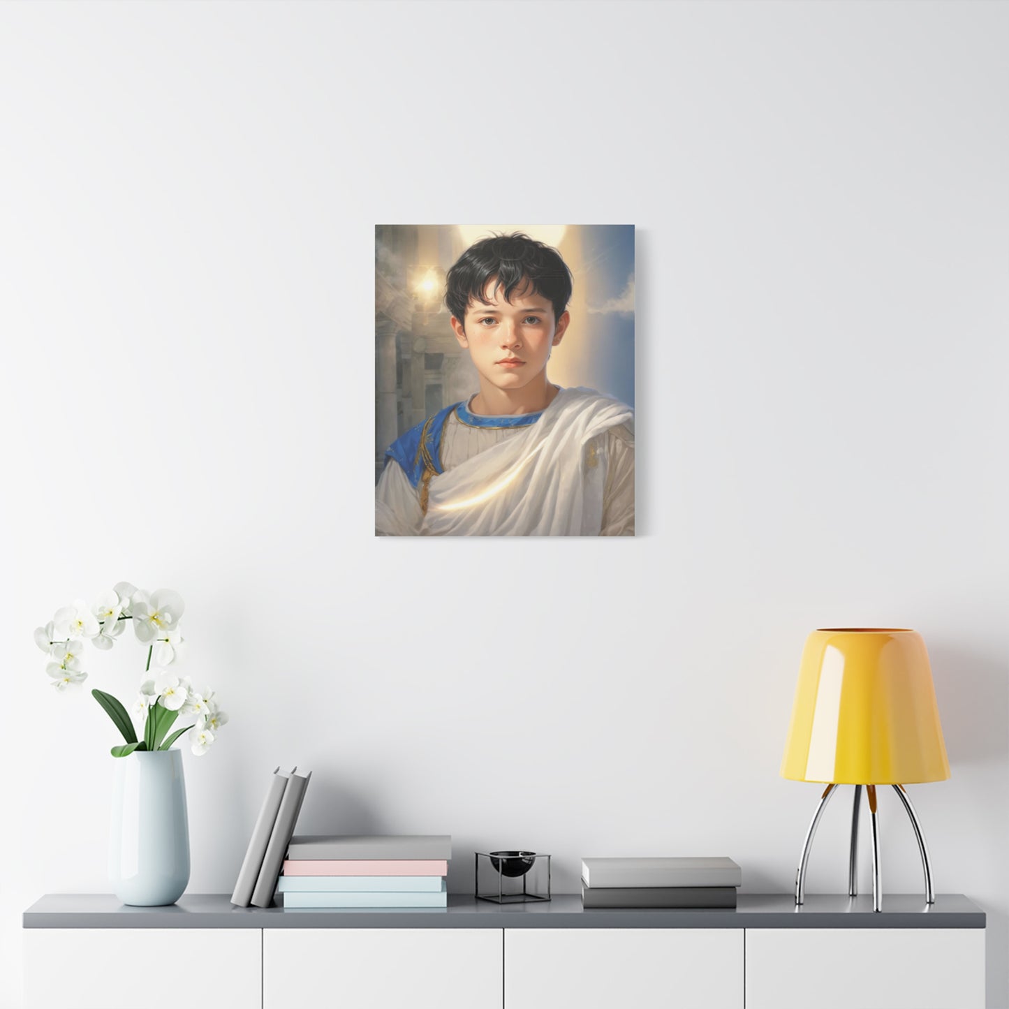 Ready to Hang - St. Pancras of Rome saint Catholic Canvas Wall Art, Christian Decor