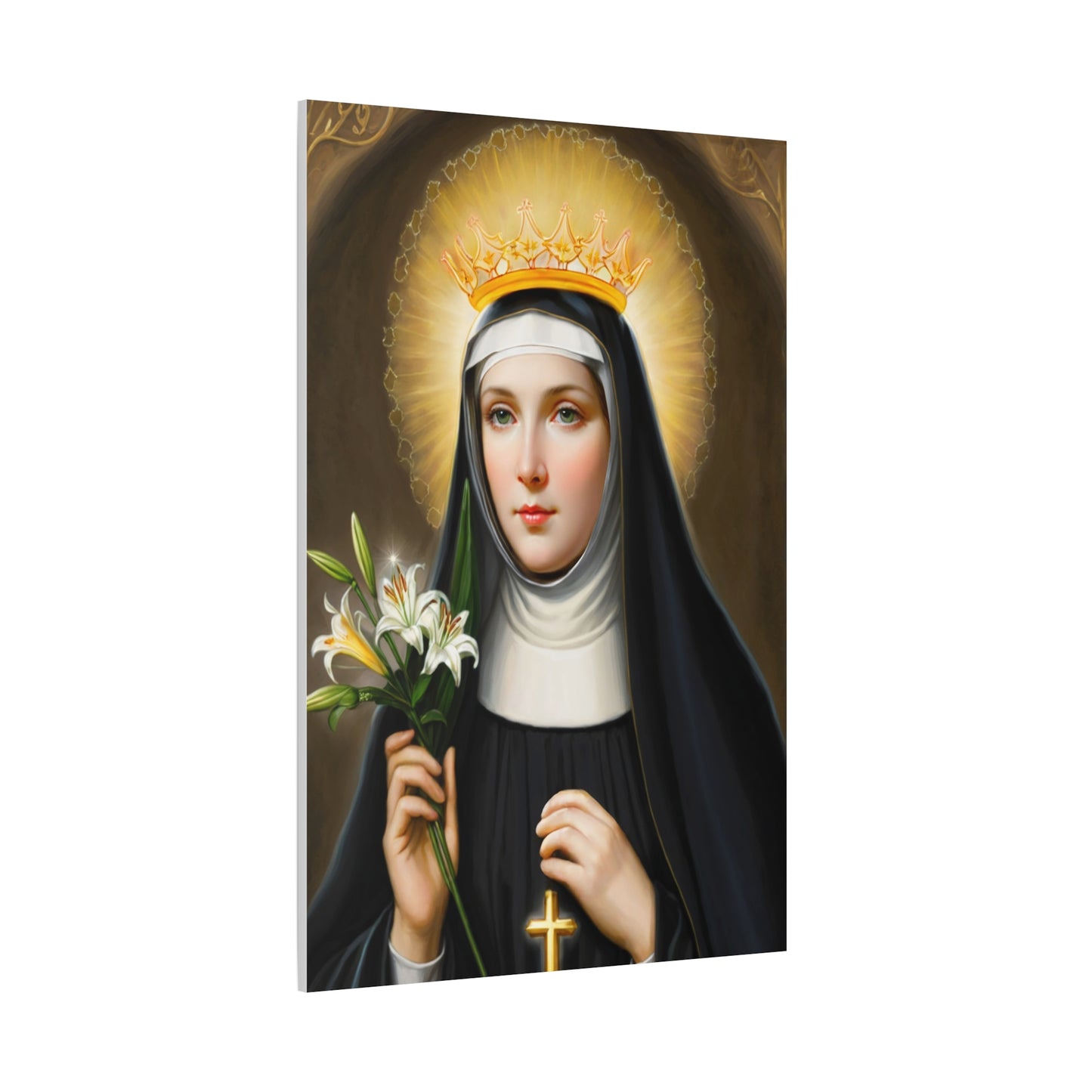 Ready to Hang - St. Patricia Catholic Canvas Wall Art, Christian Decor