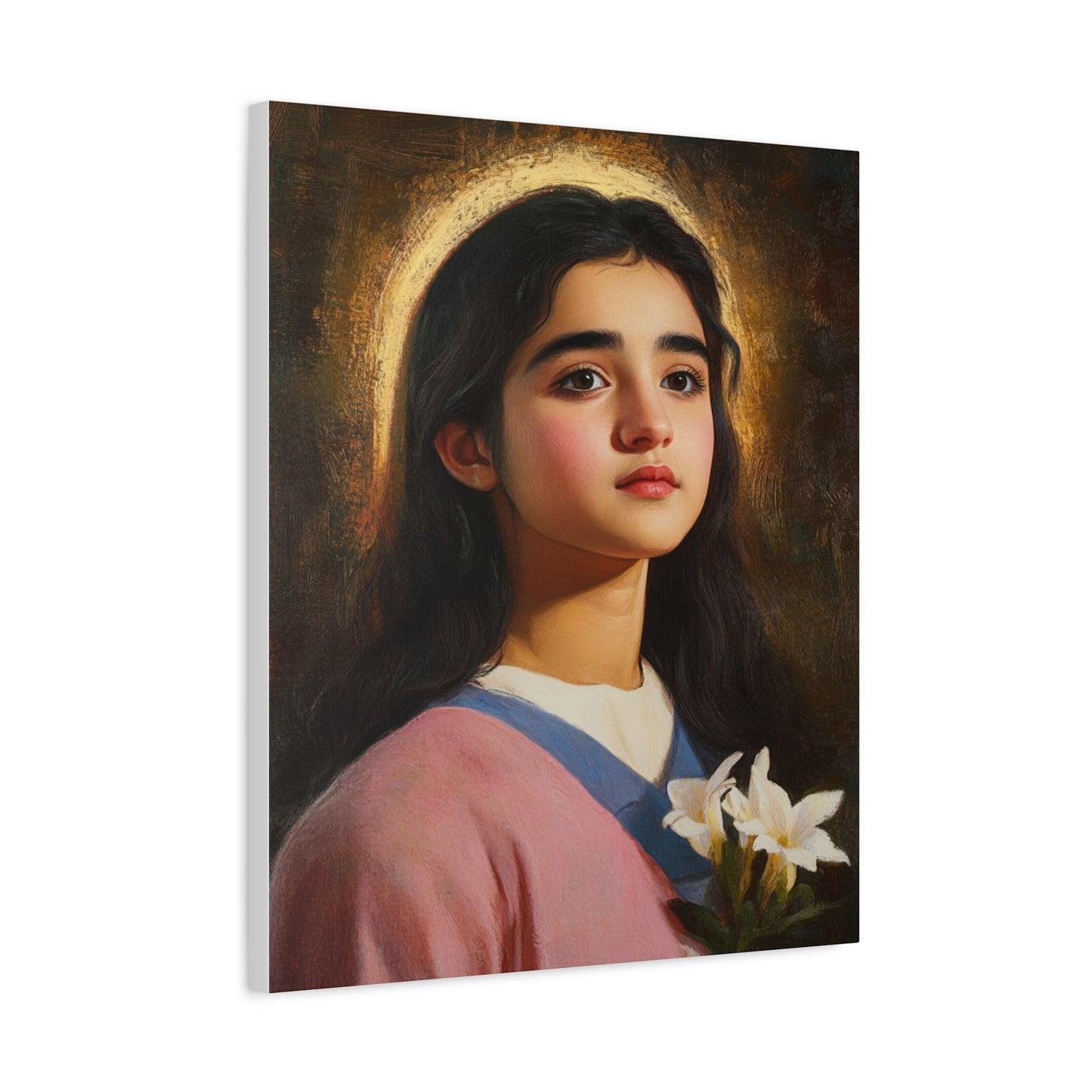 Ready To Hang - St. Maria Goretti st Catholic Canvas Wall Art, Christian Decor