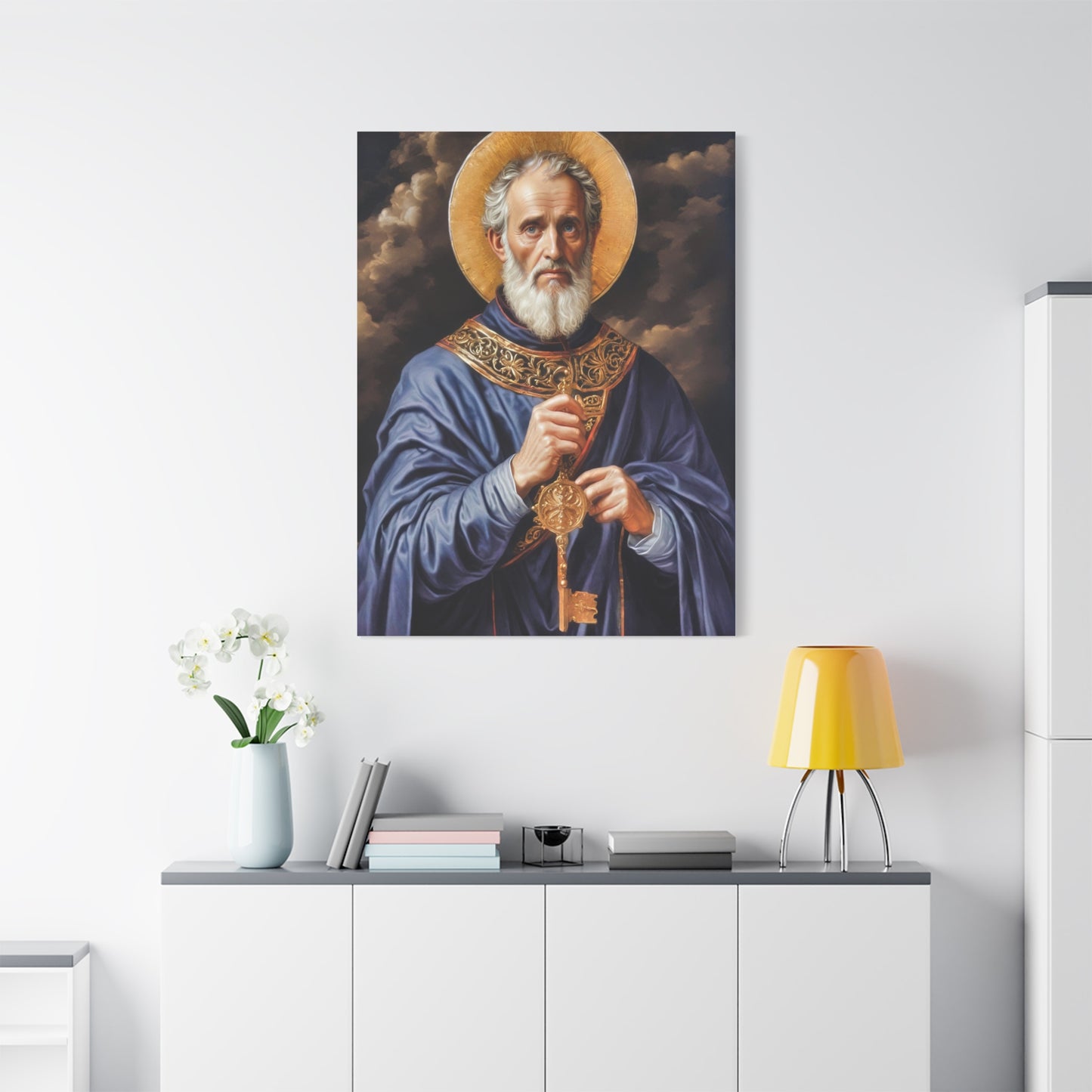 Ready To Hang - St. Peter Catholic Canvas Wall Art, Christian Decor