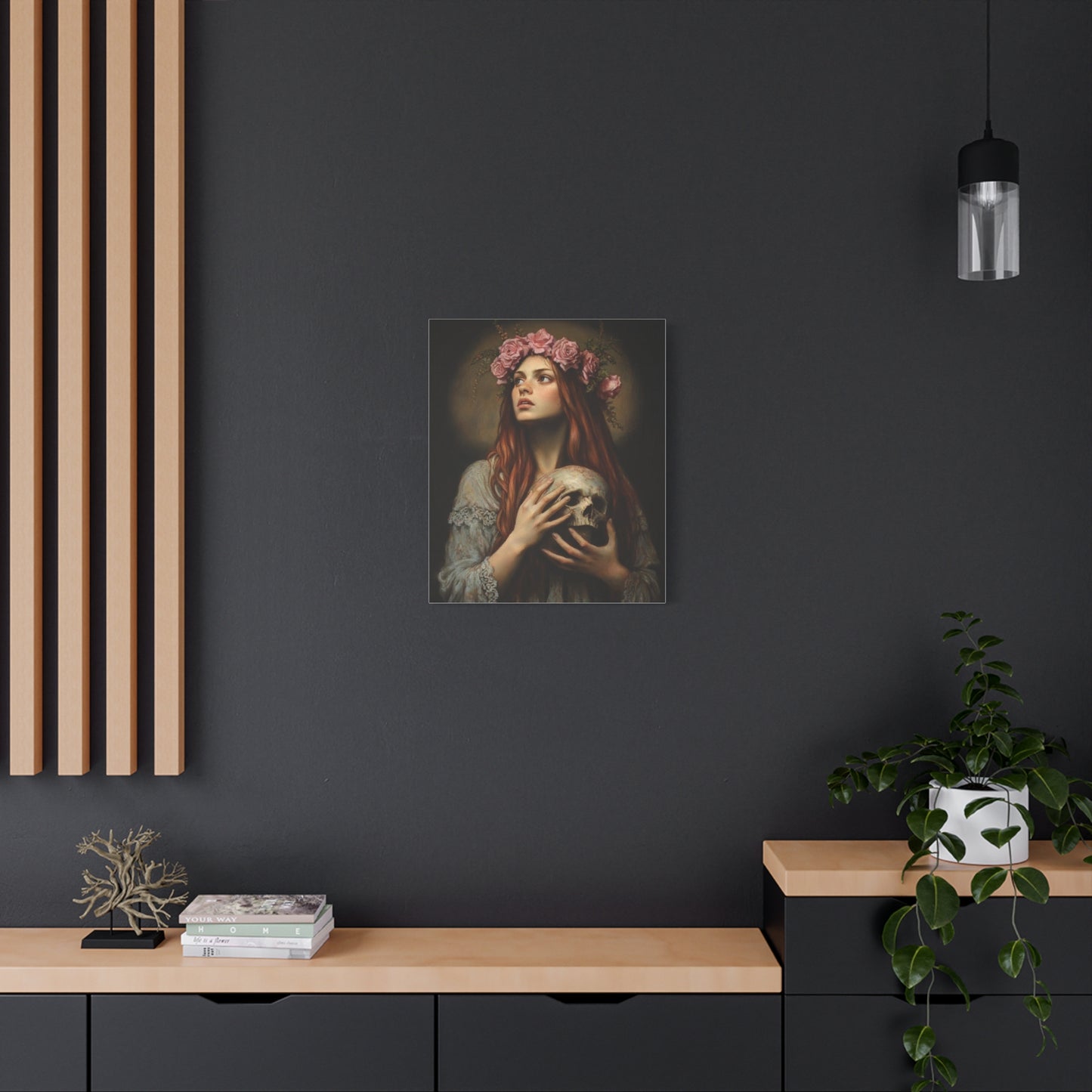 Ready To Hang - St. Rosalia la Santuzza Catholic Canvas Wall Art, Christian Decor