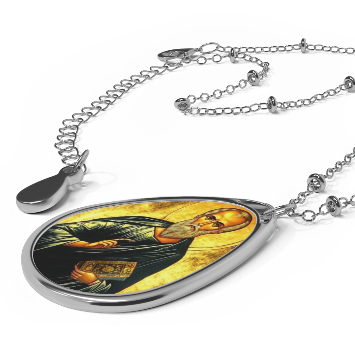 Aristides the Athenian Catholic Necklace Drop Pendant