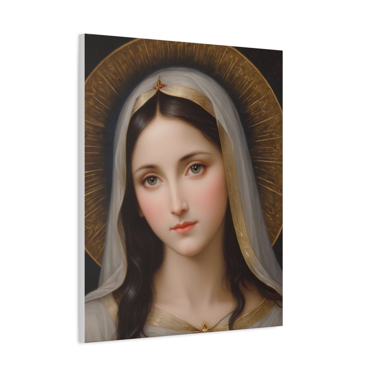 Our Blessed Lady Holy Mary Catholic Canvas Wall Art, Christian Decor
