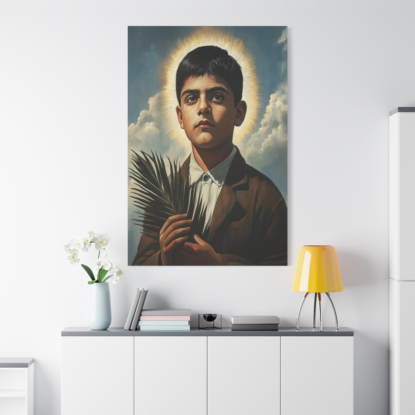 St. Jose Sanchez del Rio Catholic Canvas Wall Art, Christian Decor