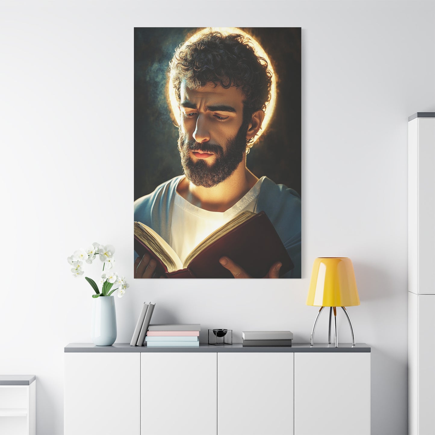 St. Barnabas Canvas Print, Catholic Decor Wall, Gift Religious Christian