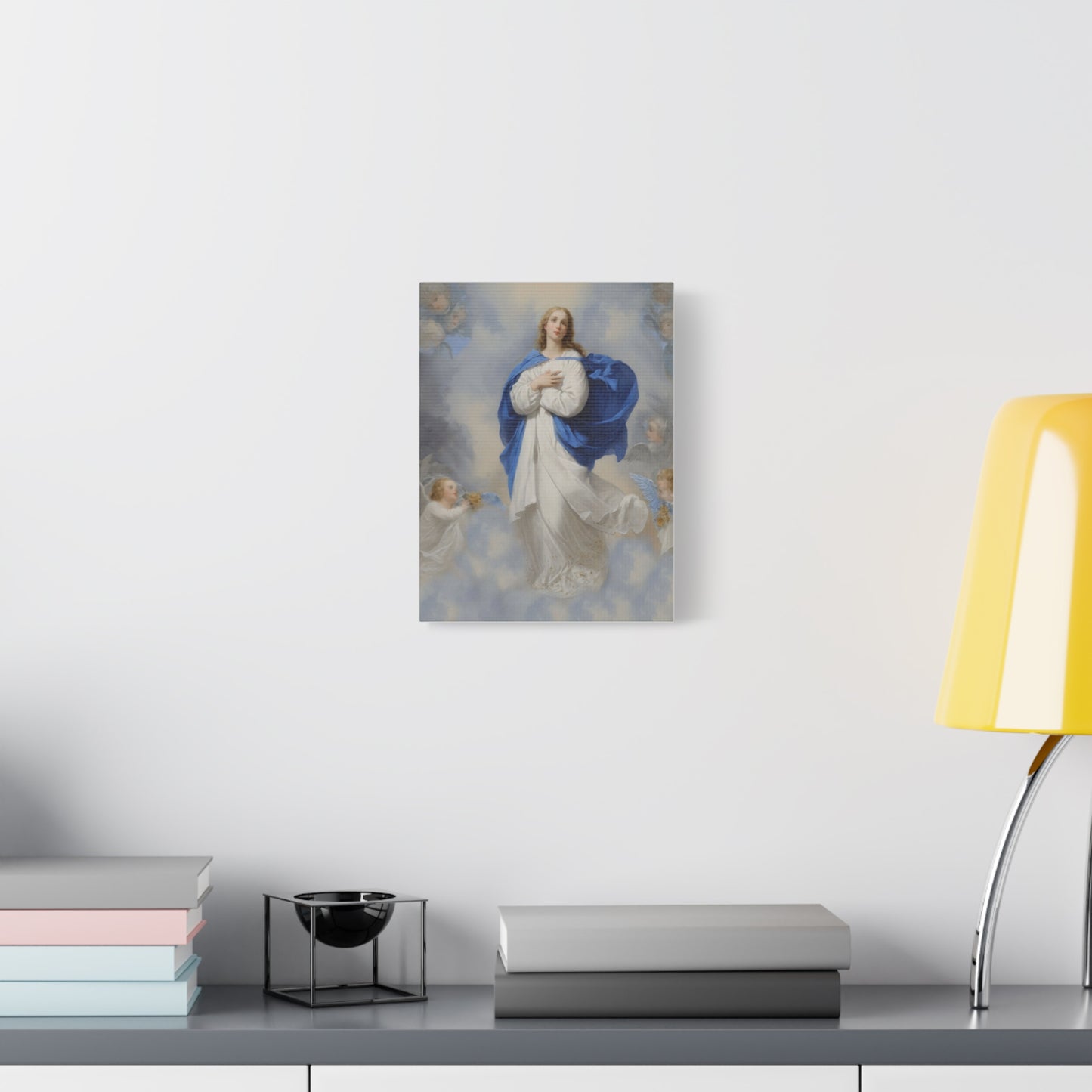Ready to Hang - Mary Our Lady Assumption Catholic Canvas Wall Art, Christian Decor