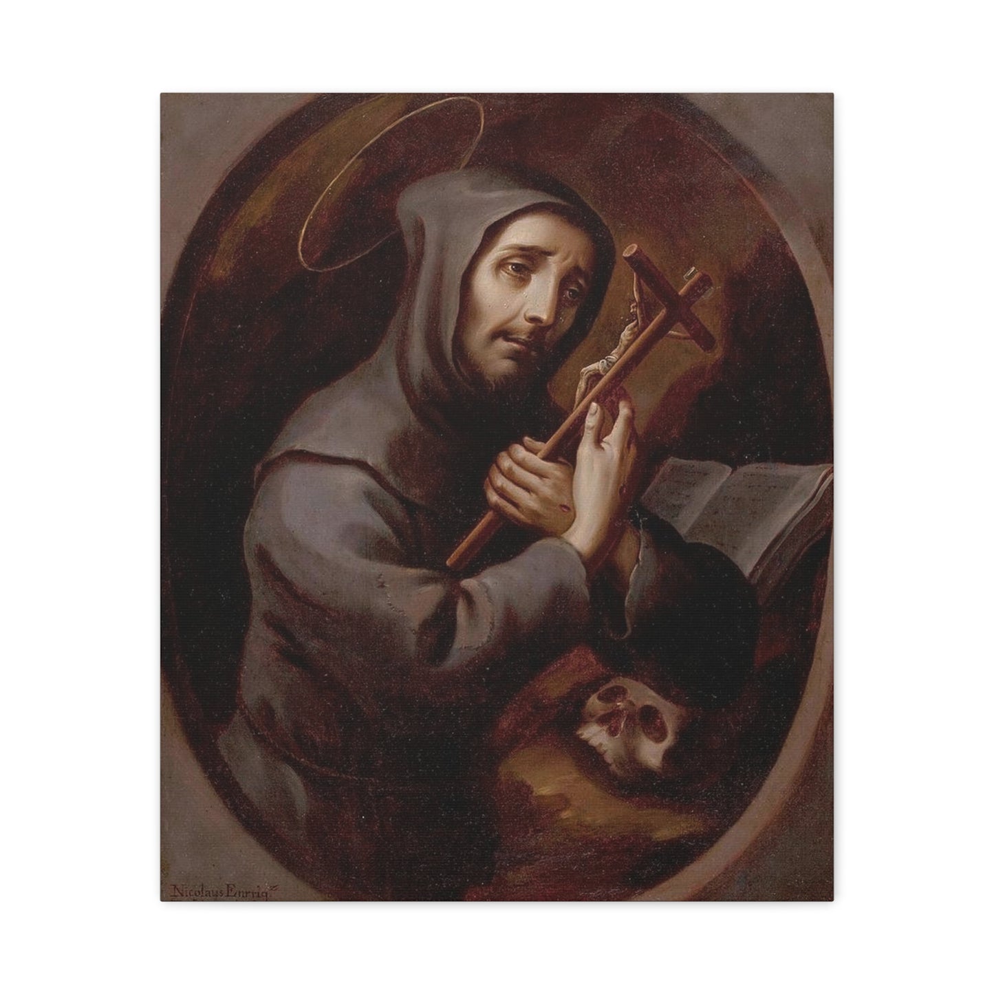 St Francis Catholic HQ Print on Canvas Ready To Hang - Virgin Mary Canvas