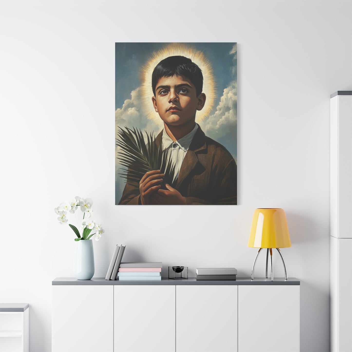 St. Jose Sanchez del Rio Catholic Canvas Wall Art, Christian Decor