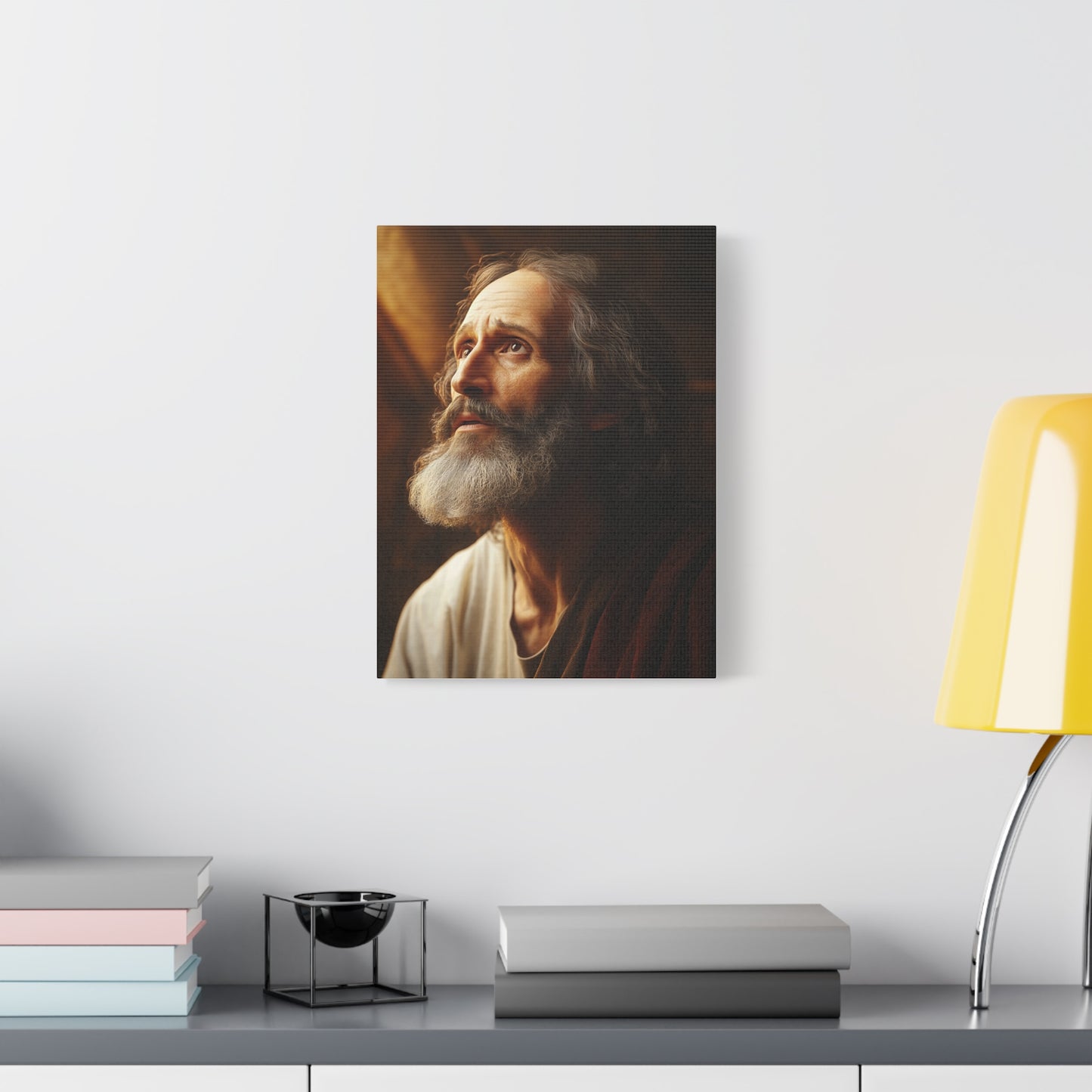 St. Matthew Apostle and Evangelist Catholic Canvas Wall Art, Christian Decor