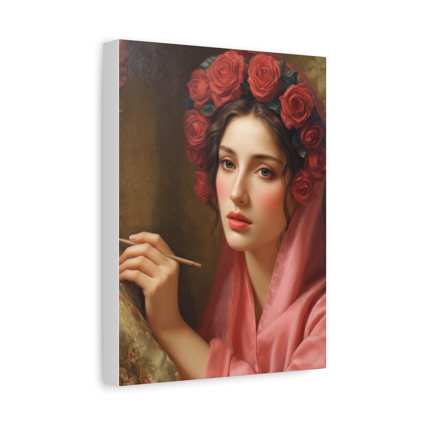 Ready To Hang - St. Rosalia Catholic Canvas Wall Art, Christian Decor