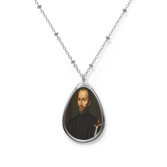 Antonio Maria Zaccaria round Catholic Necklace Drop Pendant
