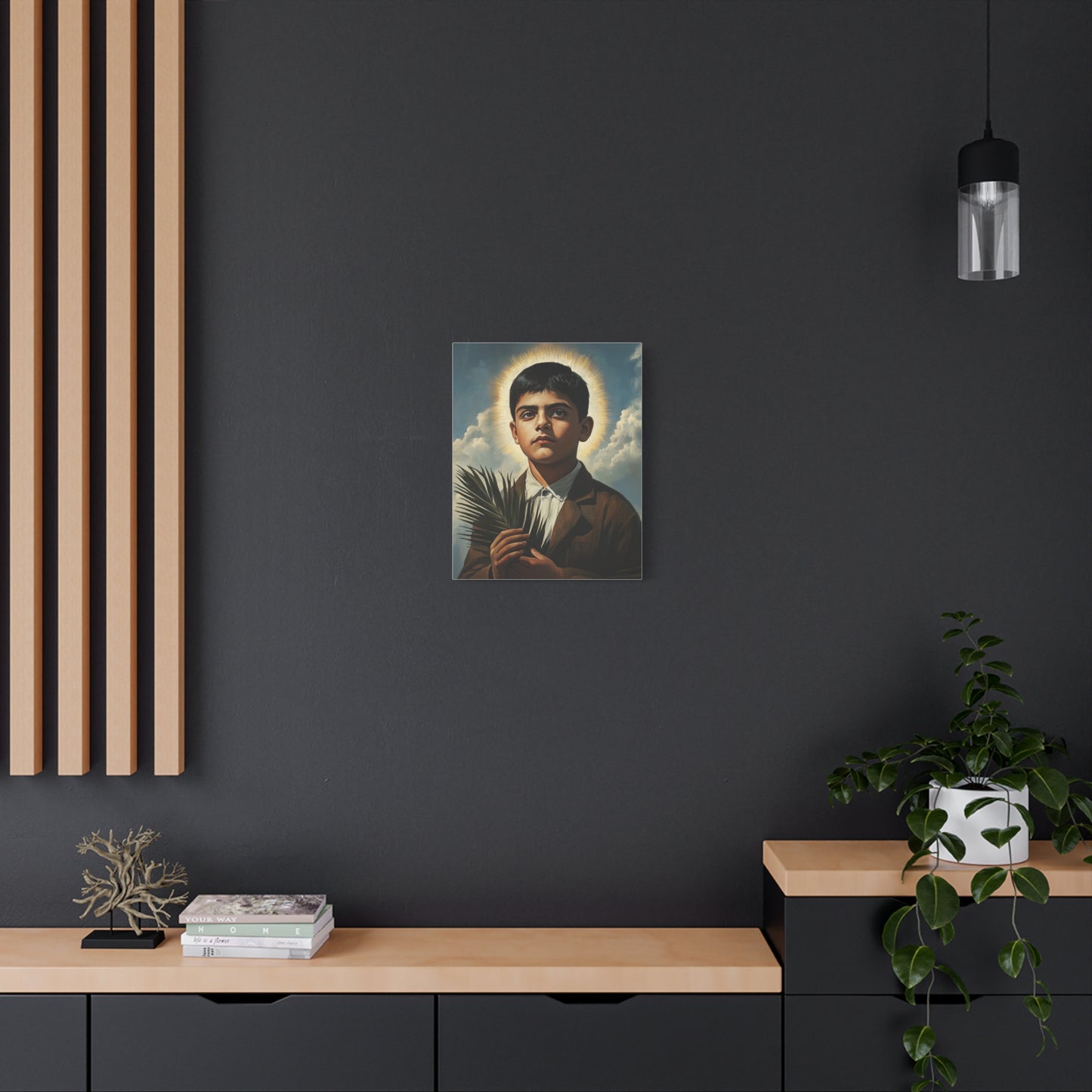 St. Jose Sanchez del Rio Catholic Canvas Wall Art, Christian Decor