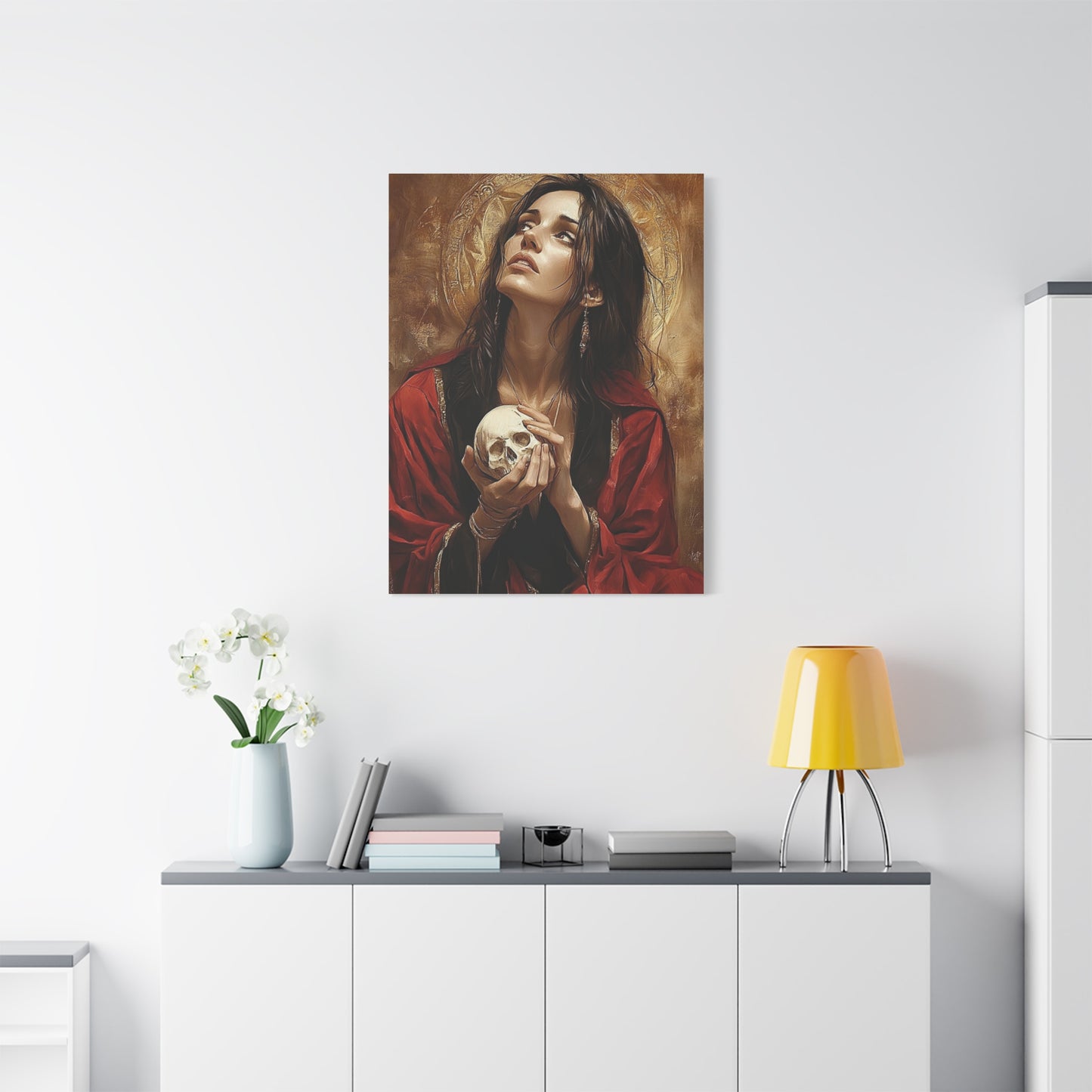 St. Mary Magdalene Catholic Canvas Wall Art, Christian Decor