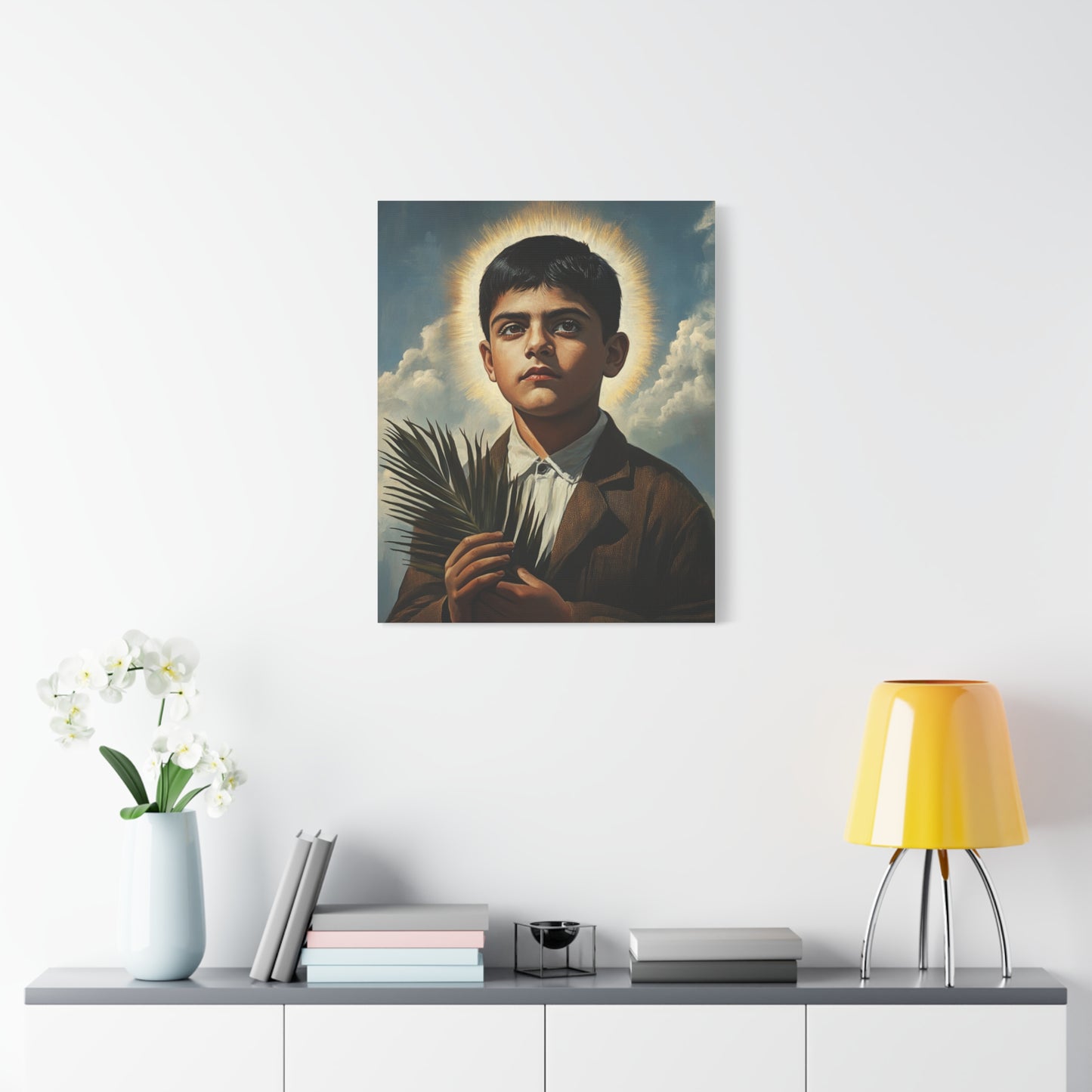 St. Jose Sanchez del Rio Catholic Canvas Wall Art, Christian Decor