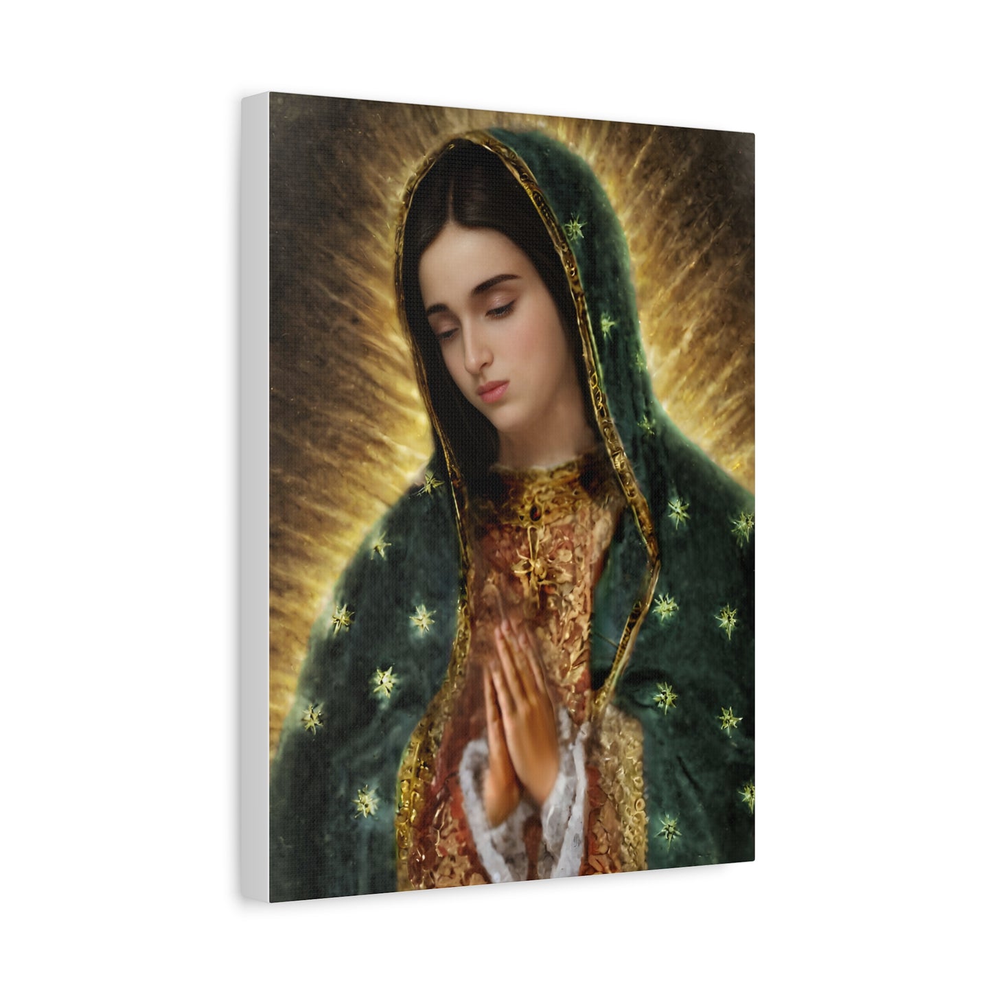 Ready to Hang - Our Lady of Guadalupe Catholic Canvas Wall Art, Christian Decor