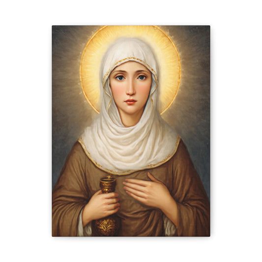 St. Joanna the Myrrhbearer Religious Canvas Wall Art, Christian Decor