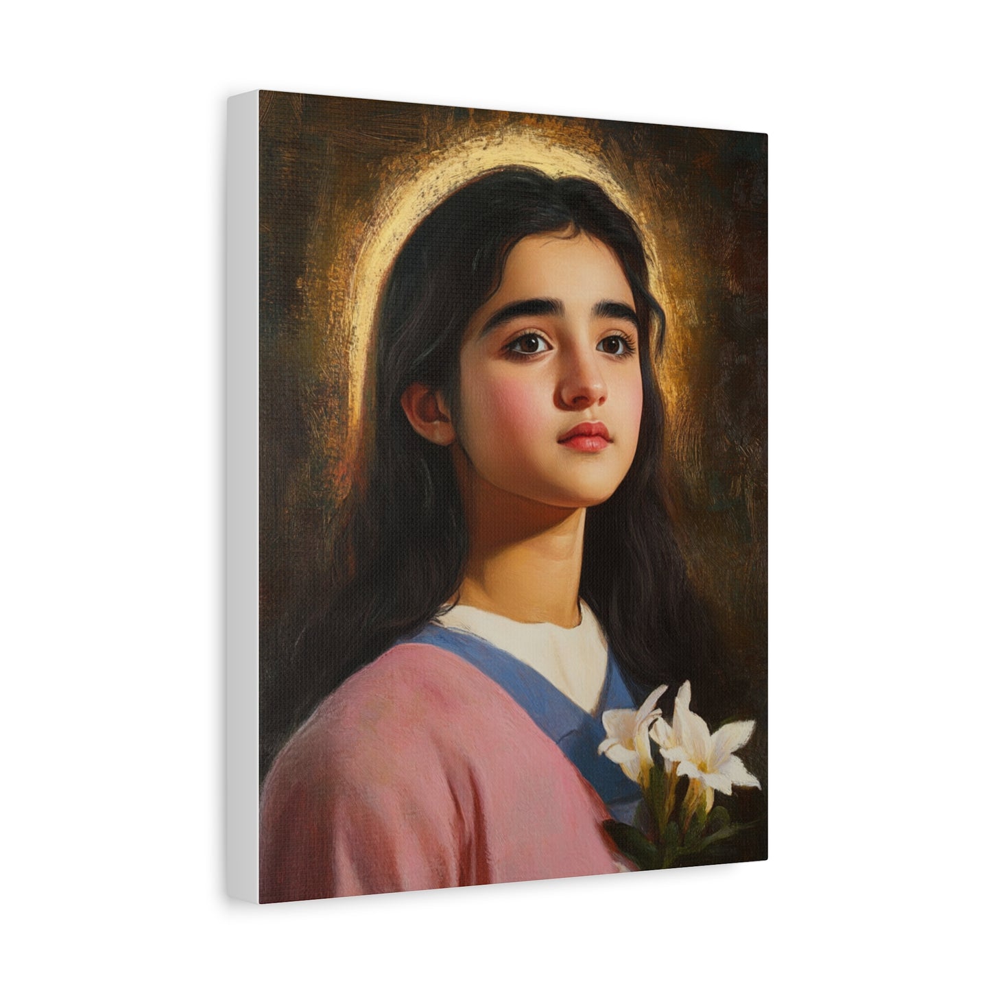 Ready To Hang - St. Maria Goretti st Catholic Canvas Wall Art, Christian Decor