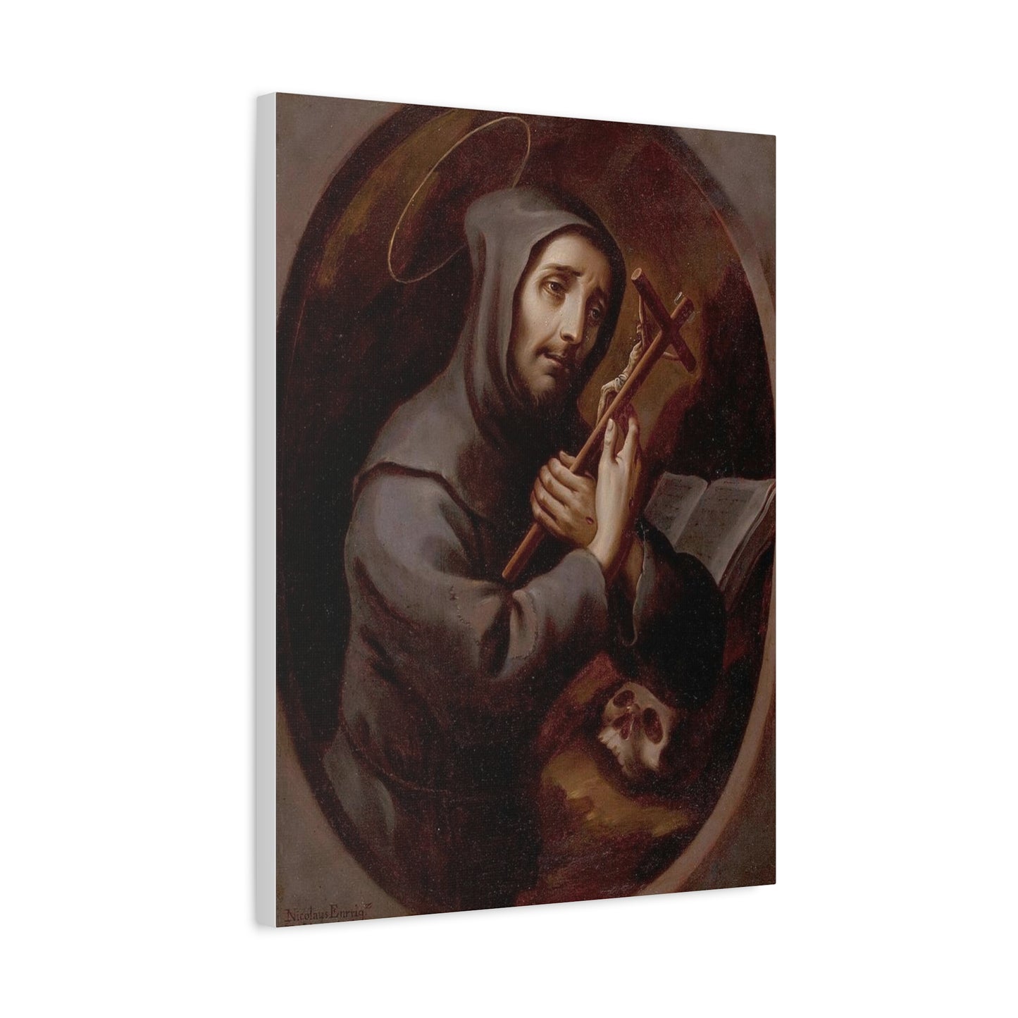 St Francis Catholic HQ Print on Canvas Ready To Hang - Virgin Mary Canvas