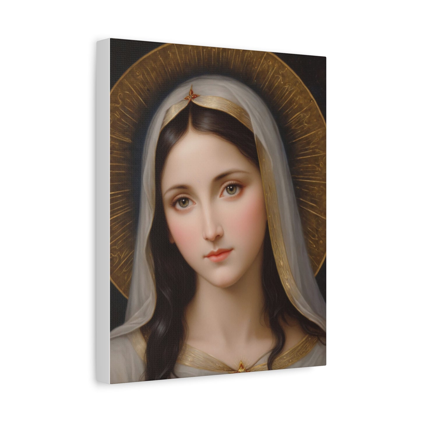 Our Blessed Lady Holy Mary Catholic Canvas Wall Art, Christian Decor