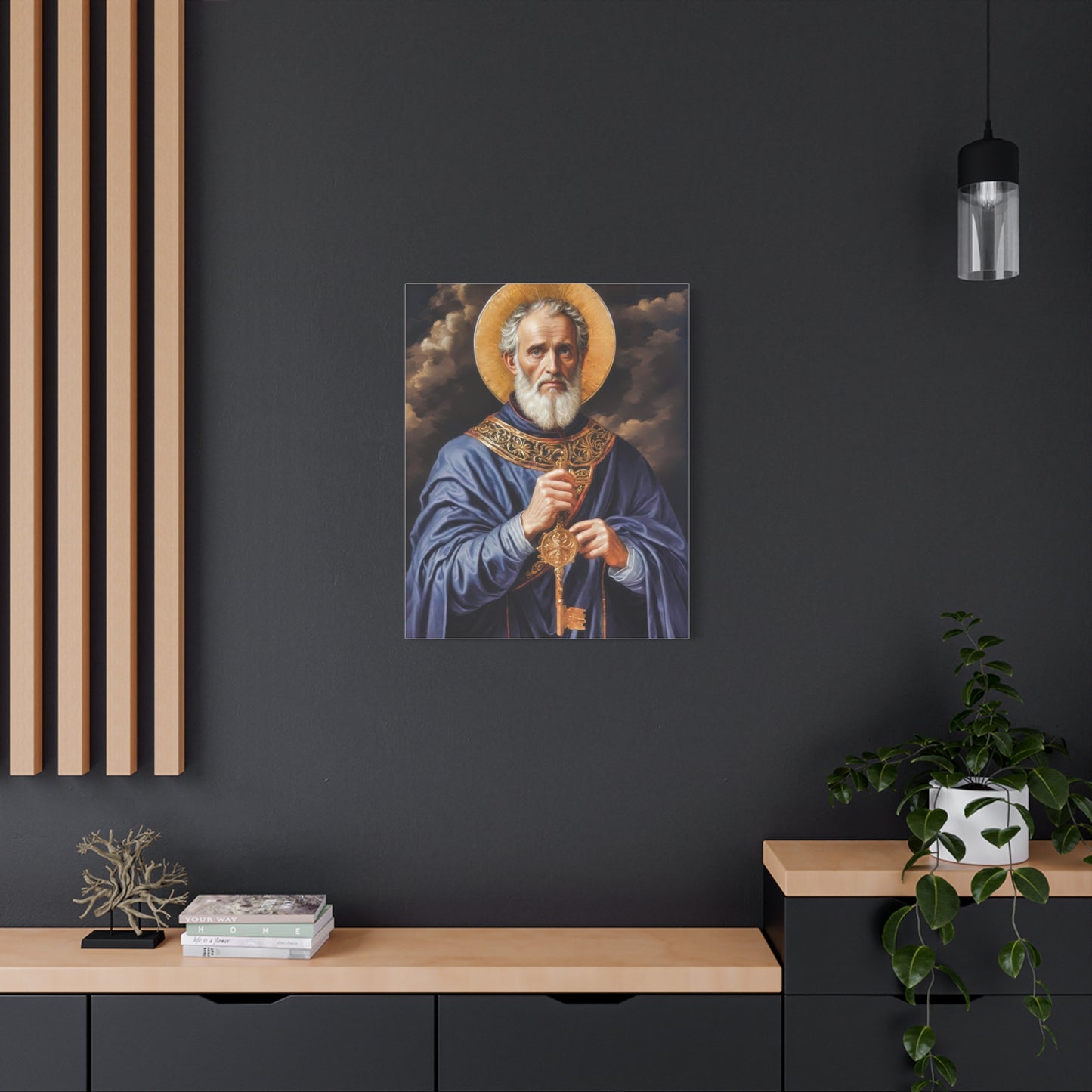 Ready To Hang - St. Peter Catholic Canvas Wall Art, Christian Decor