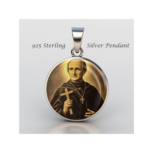 Saint Vincent Strambi Religious Devotional sterling silver 925 Christian Medal Patron
