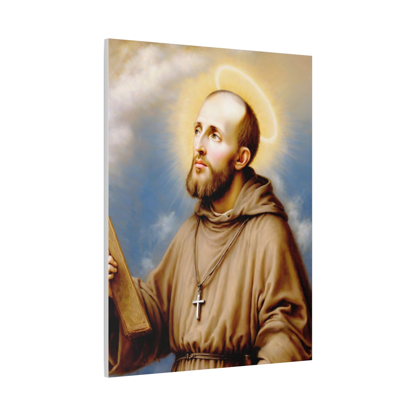 St. Francis de Sales Catholic Canvas Wall Art, Christian Decor