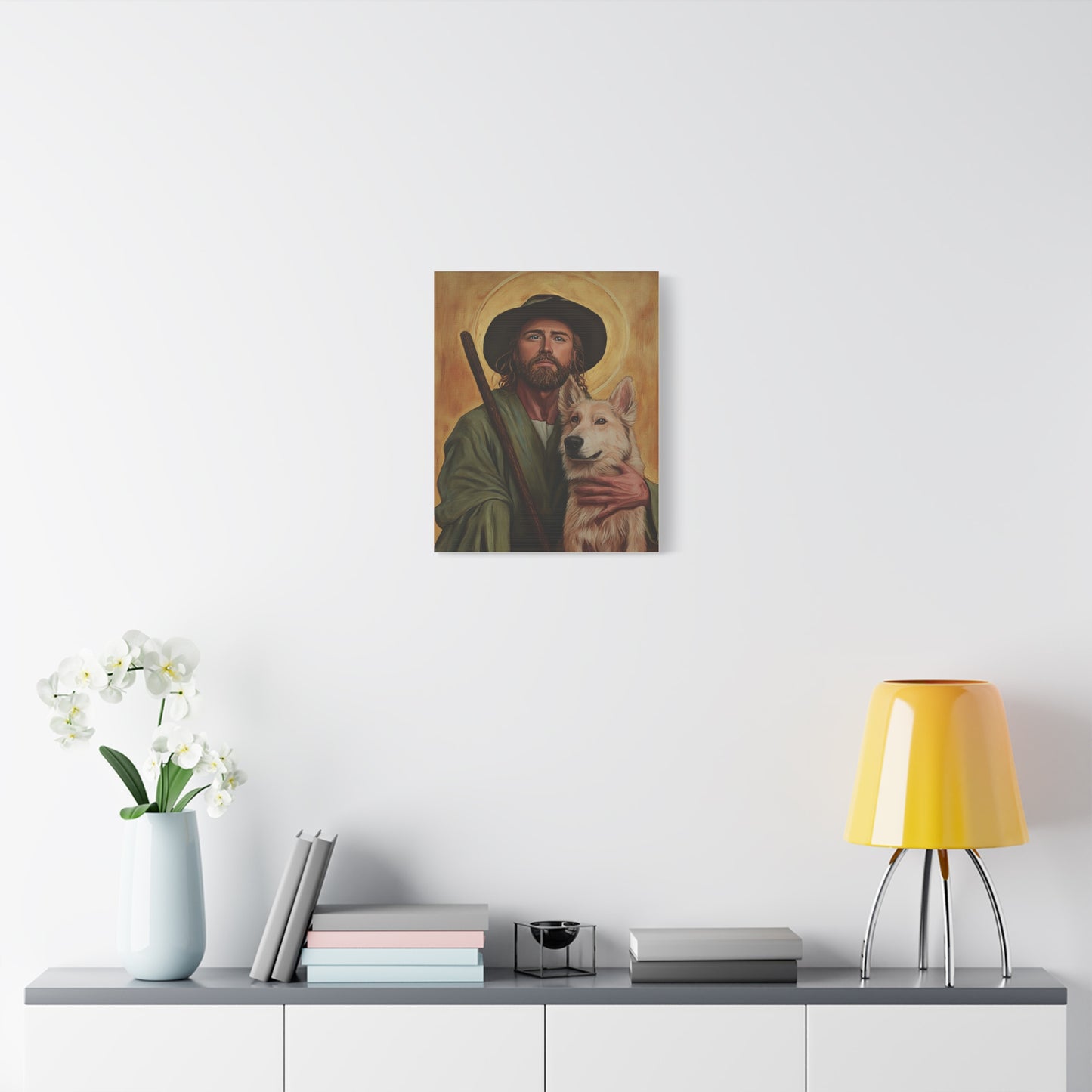 Ready To Hang - St. Roch Catholic Canvas Wall Art, Christian Decor