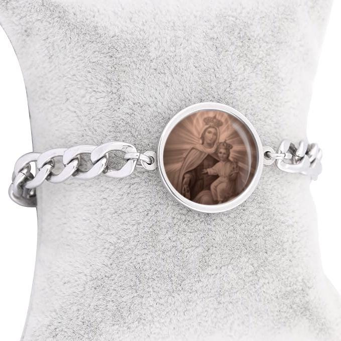 Mother Mary Our Lady of Carmel Bracelet