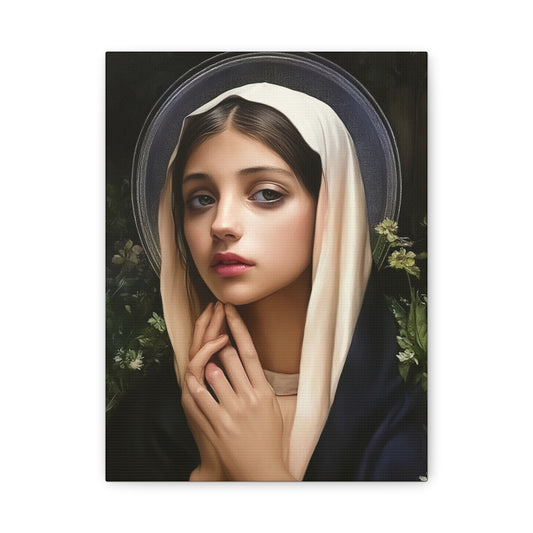 St. Elizabeth of Hungary Catholic Canvas Wall Art, Christian Decor