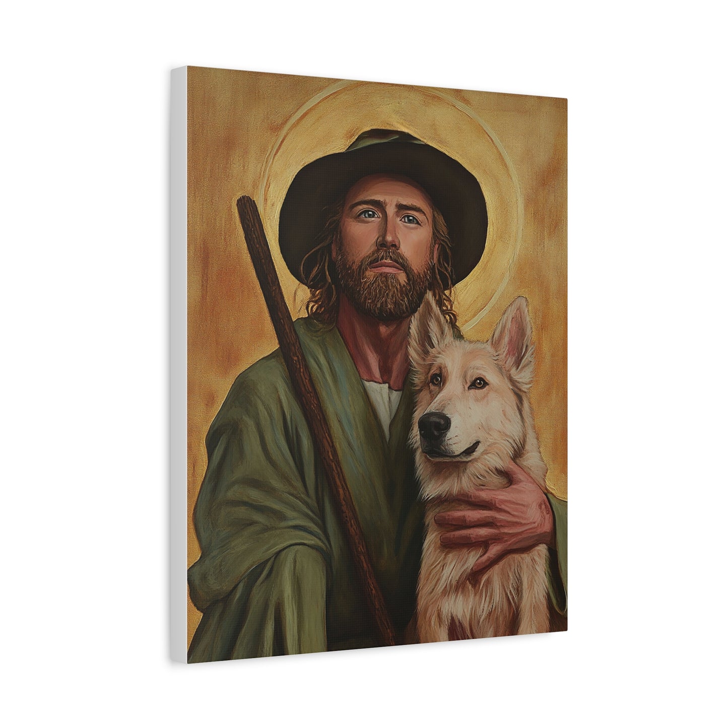 Ready To Hang - St. Roch Catholic Canvas Wall Art, Christian Decor
