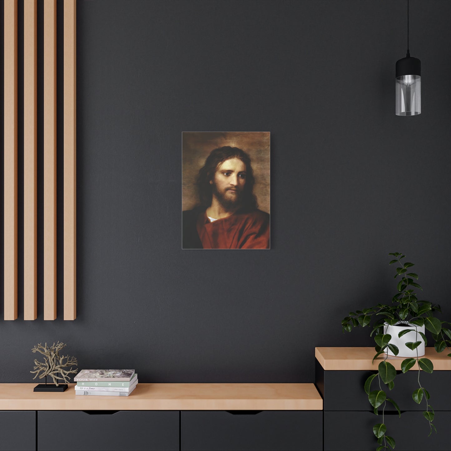 Ready to Hang - Christ at Thirty Three - Hofmann - Catholic Canvas Wall Art, Christian Decor