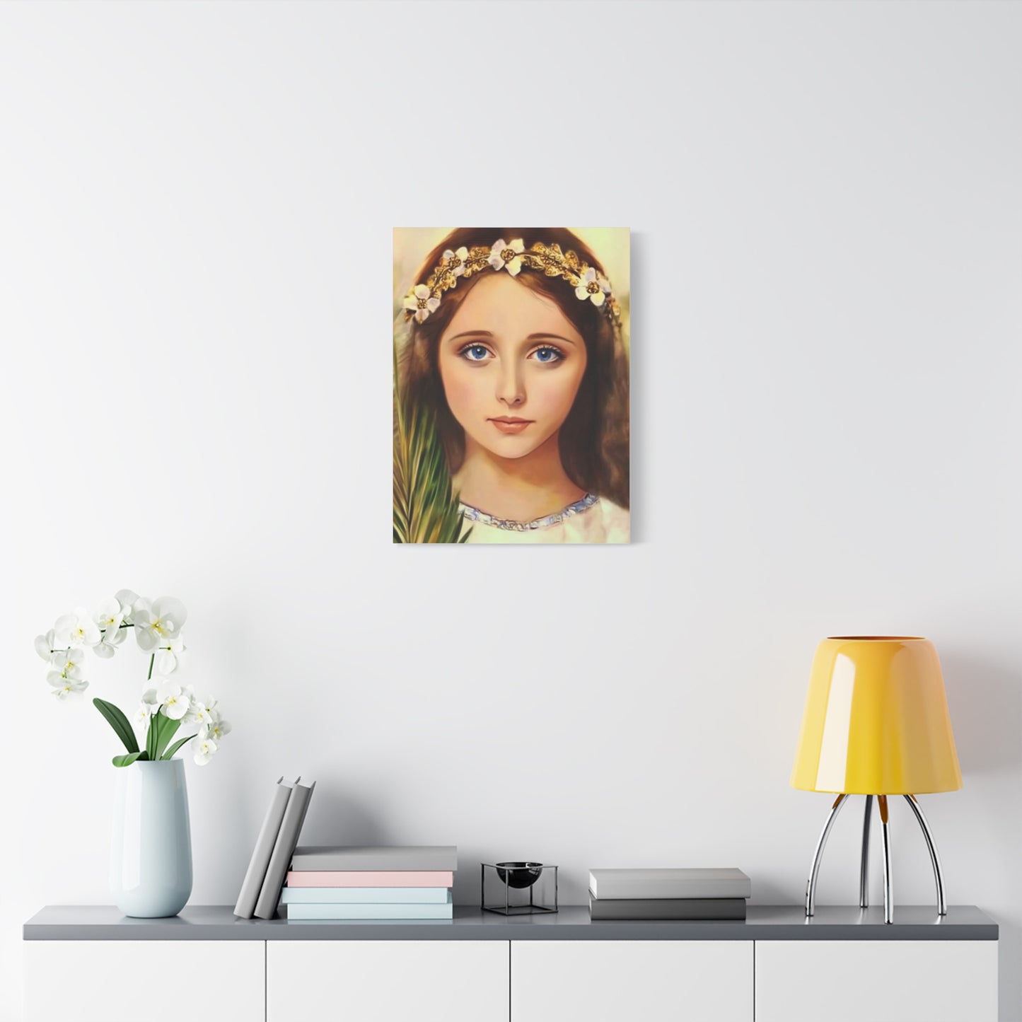 Ready To Hang - St. Philomena Catholic Canvas Wall Art, Christian Decor