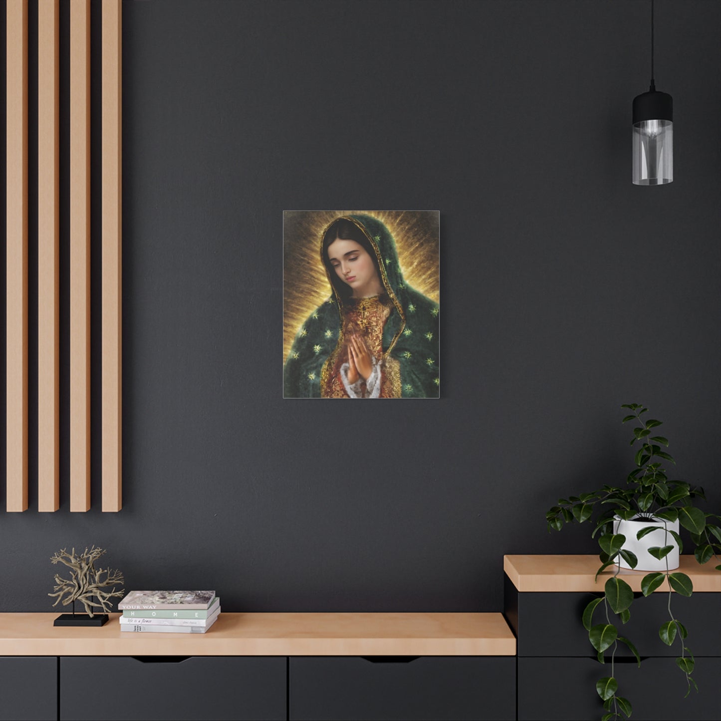 Ready to Hang - Our Lady of Guadalupe Catholic Canvas Wall Art, Christian Decor